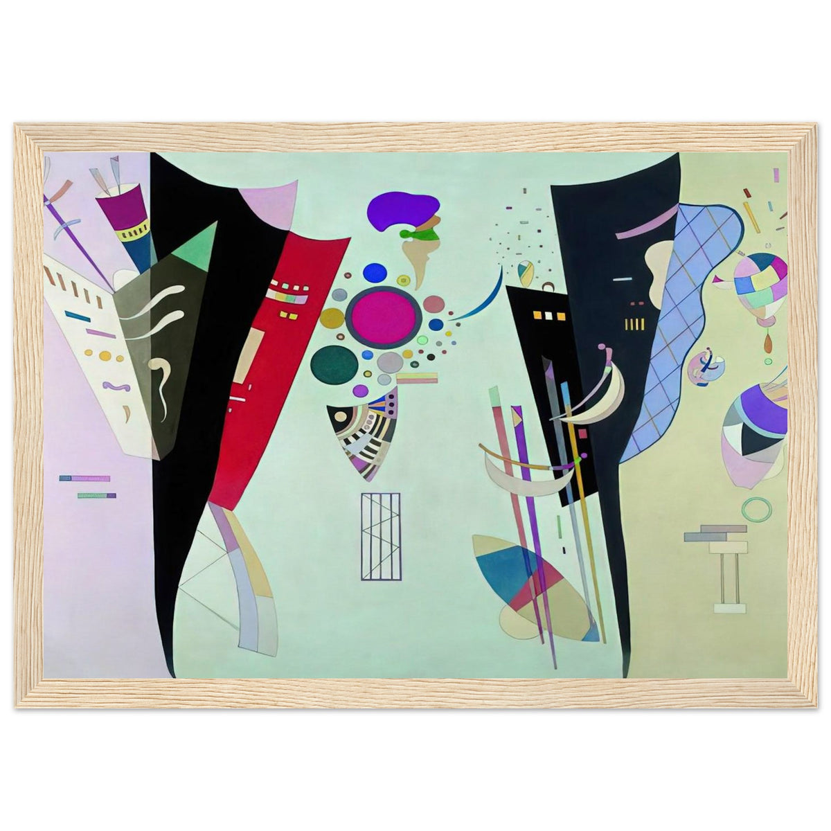 RECIPROCAL ACCORDS 1942 Framed Poster | Wassily Kandinsky Framed Prints Wall Art | Wassily Kandinsky Shop