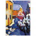 CEMETERY AND VICARAGE IN KOCHEL 1909 Poster | Wassily Kandinsky Poster | Wassily Kandinsky Shop