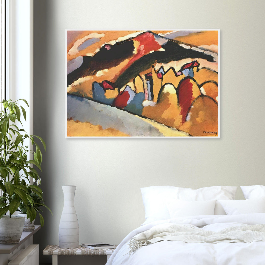 STUDY FOR AUTUMN 1909 Framed Poster | Wassily Kandinsky Framed Prints Wall Art | Wassily Kandinsky Shop