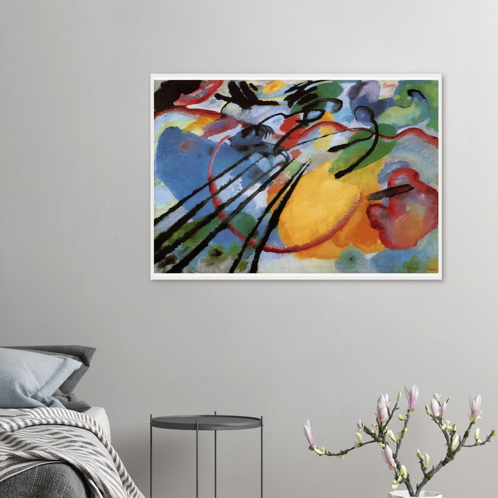 IMPROVISATION 26 ROWING 1912 Framed Poster | Wassily Kandinsky Framed Prints Wall Art | Wassily Kandinsky Shop