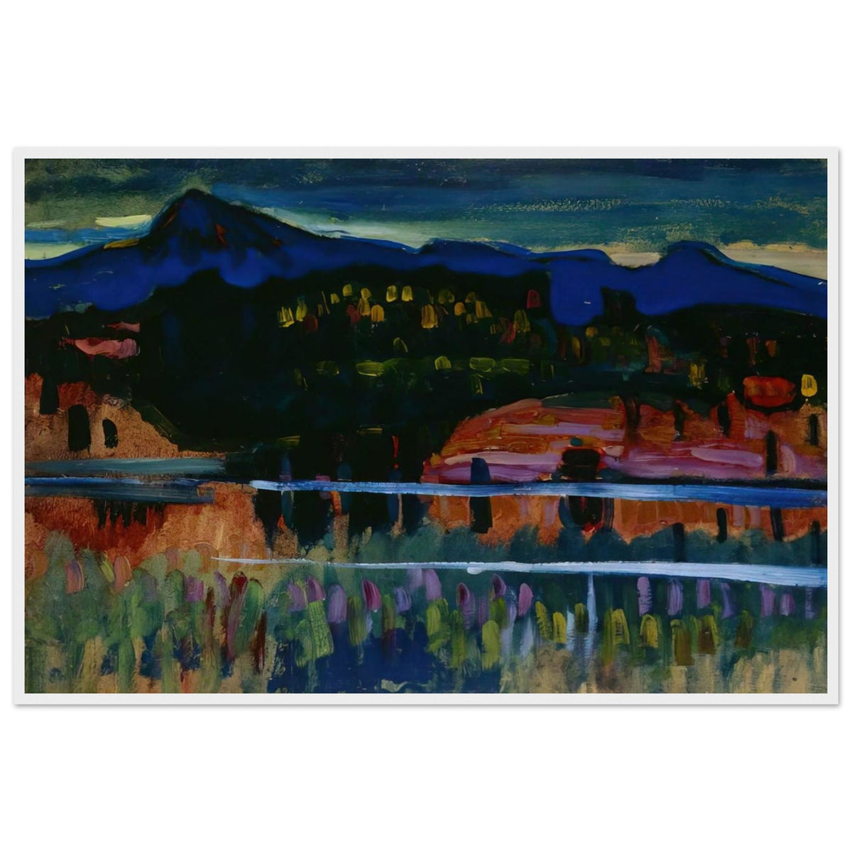 MURNAU AM STAFFELSEE 1908 Framed Poster | Wassily Kandinsky Framed Prints Wall Art | Wassily Kandinsky Shop