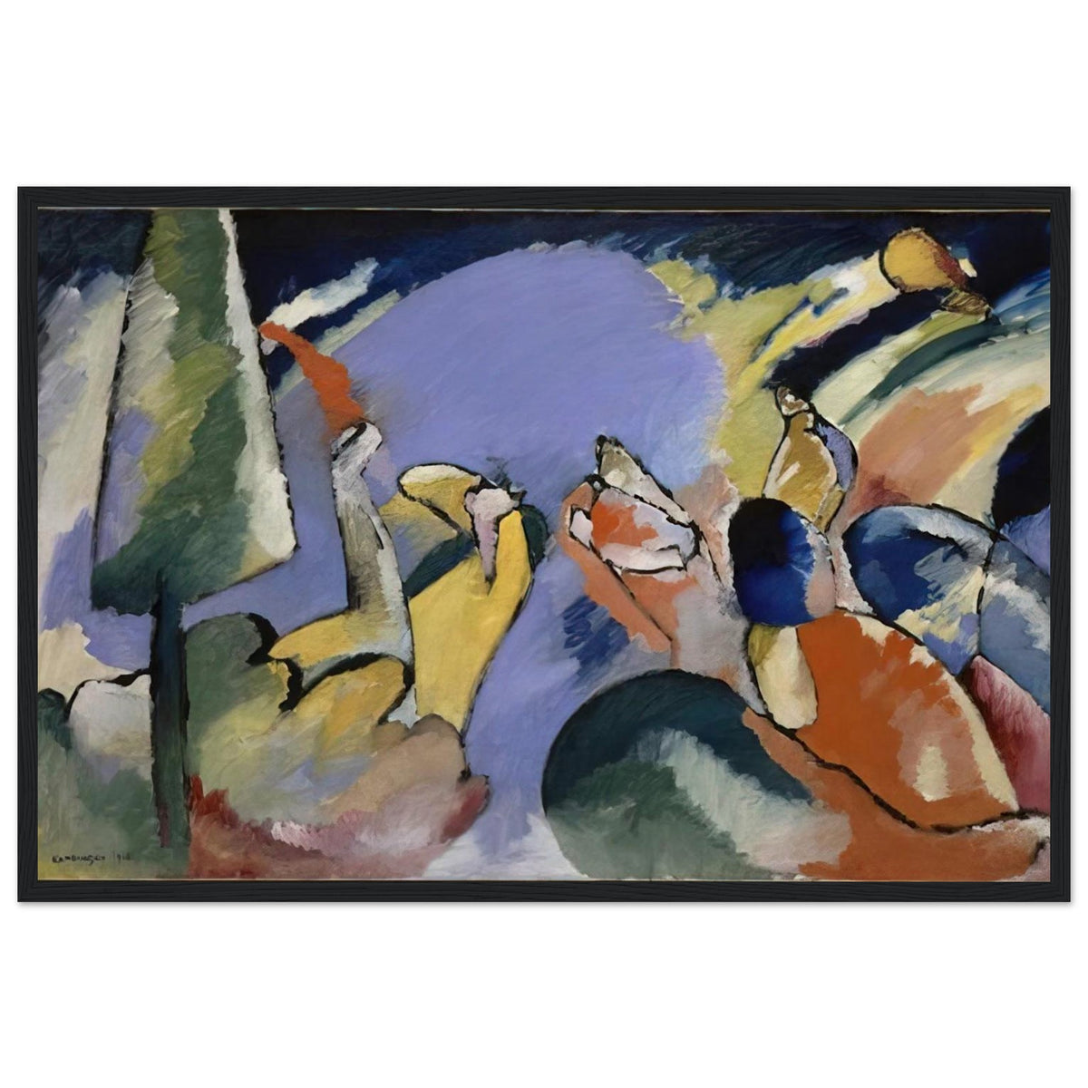 IMPROVISATION XIV 1910 Framed Poster | Wassily Kandinsky Framed Prints Wall Art | Wassily Kandinsky Shop