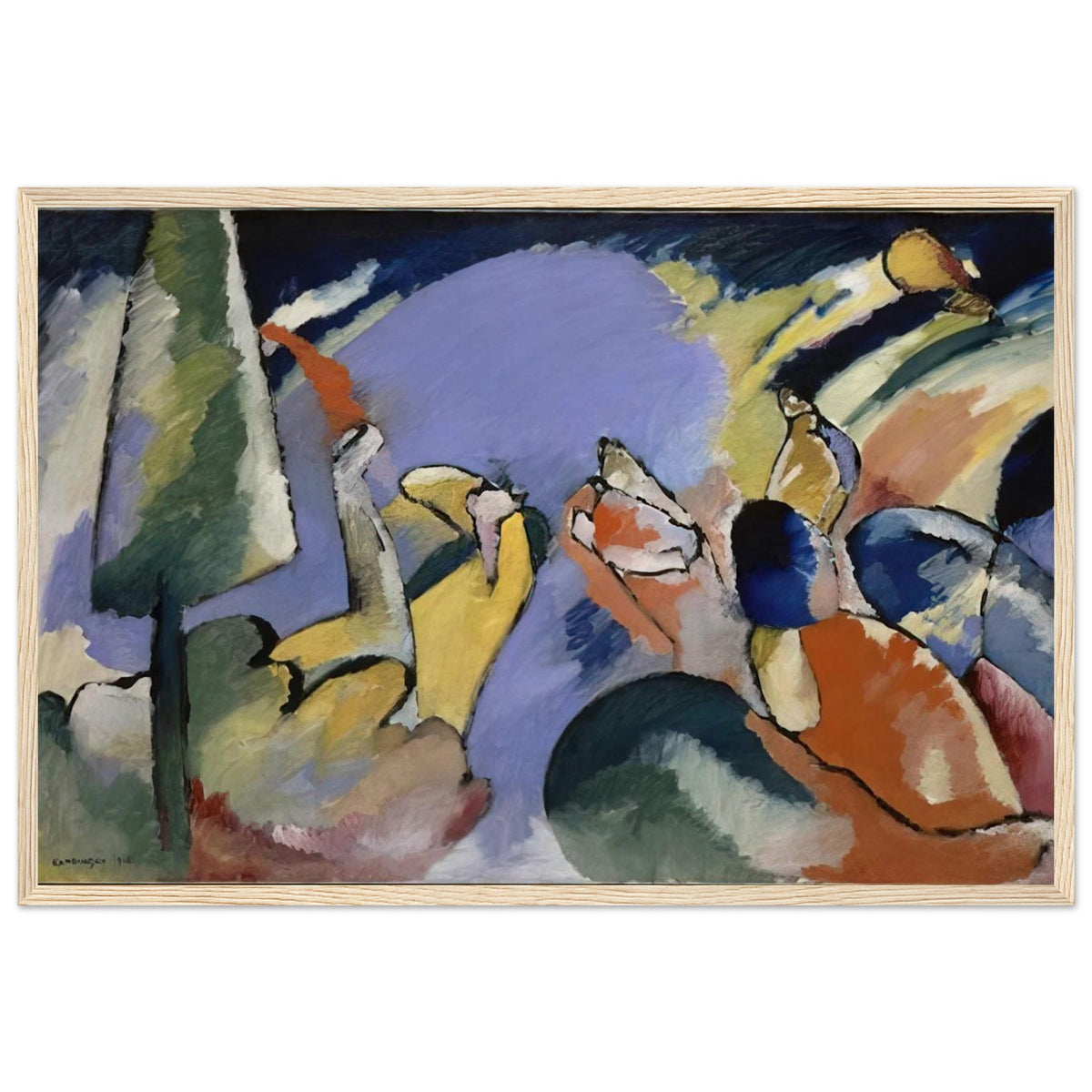 IMPROVISATION XIV 1910 Framed Poster | Wassily Kandinsky Framed Prints Wall Art | Wassily Kandinsky Shop