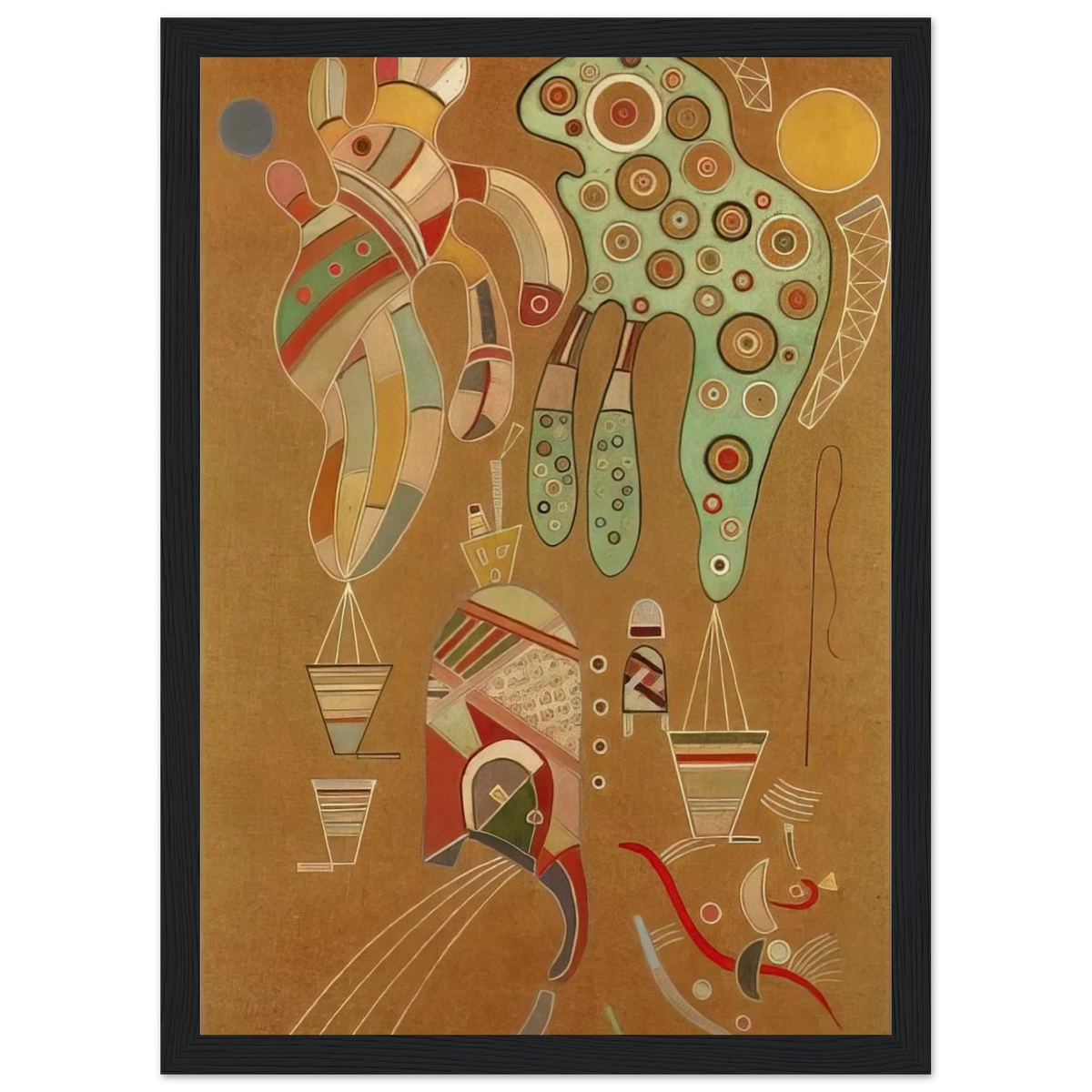 UNTITLED 1941 1 Framed Poster | Wassily Kandinsky Framed Prints Wall Art | Wassily Kandinsky Shop