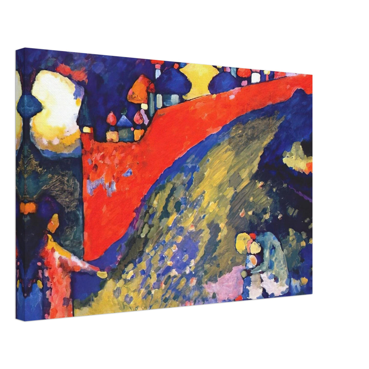 RED WALL DESTINY 1909 Canvas | Wassily Kandinsky Canvas | Wassily Kandinsky Shop