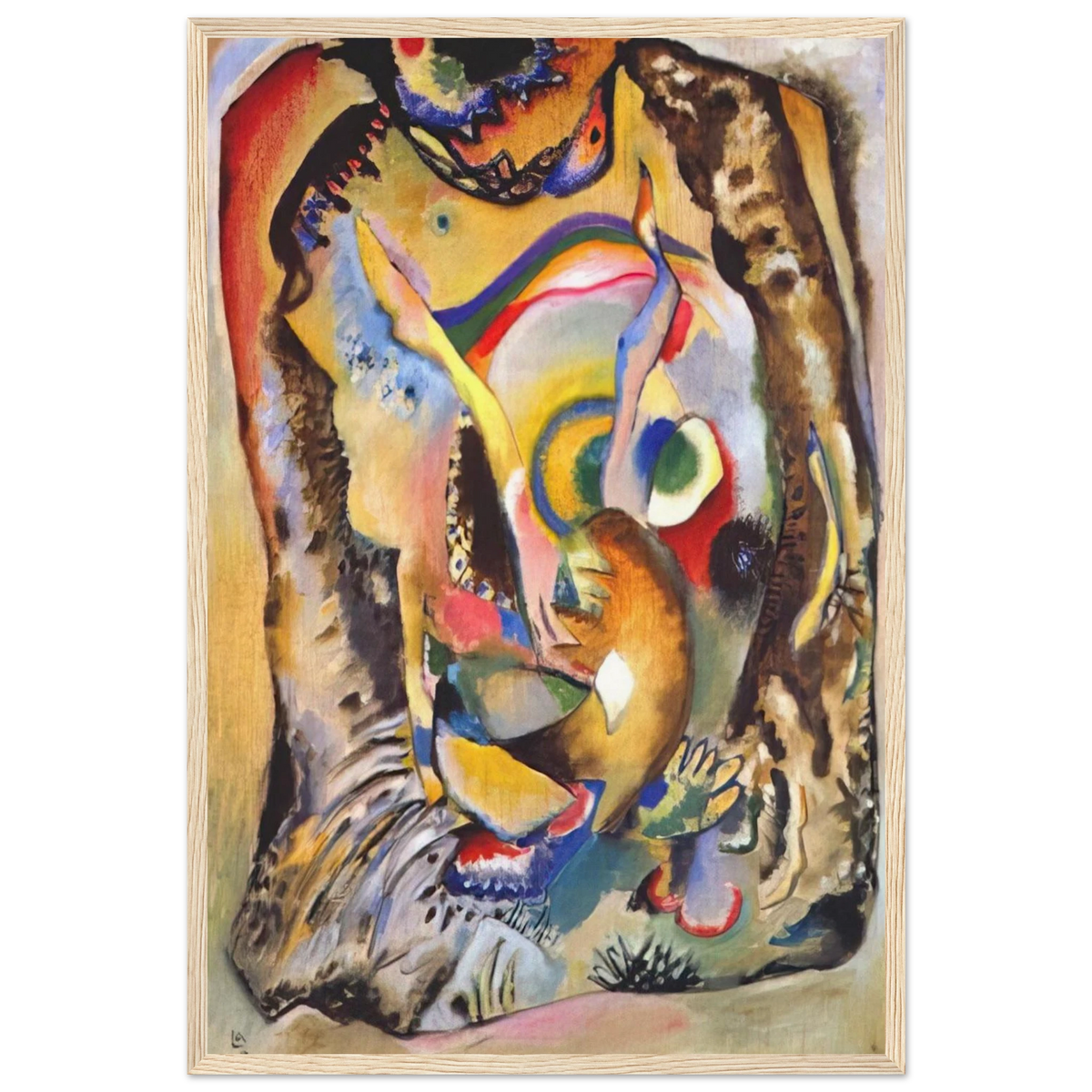 PAINTING ON LIGHT GROUND 1916 Framed Poster | Wassily Kandinsky Framed Prints Wall Art | Wassily Kandinsky Shop