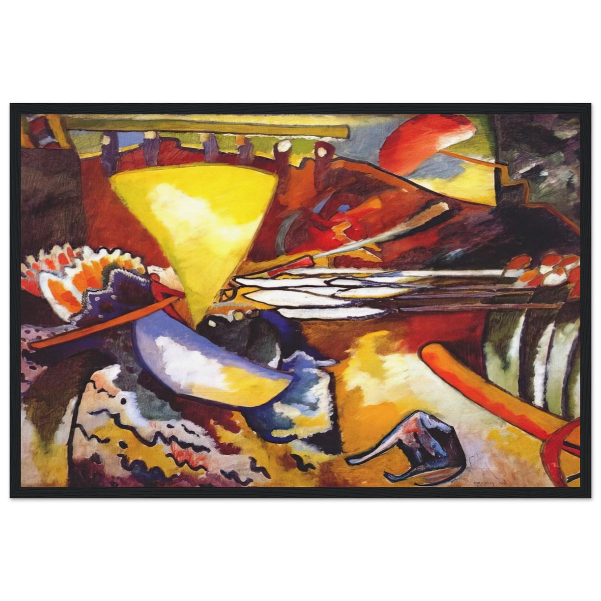 IMPROVISATION 11 1910 Framed Poster | Wassily Kandinsky Framed Prints Wall Art | Wassily Kandinsky Shop