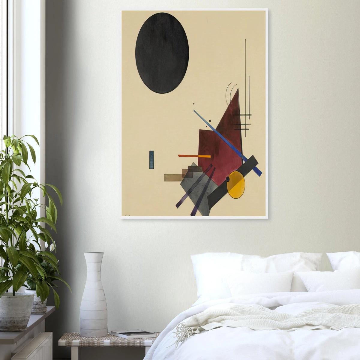BLACK RELATIONSHIP 1924 Framed Poster | Wassily Kandinsky Framed Prints Wall Art | Wassily Kandinsky Shop
