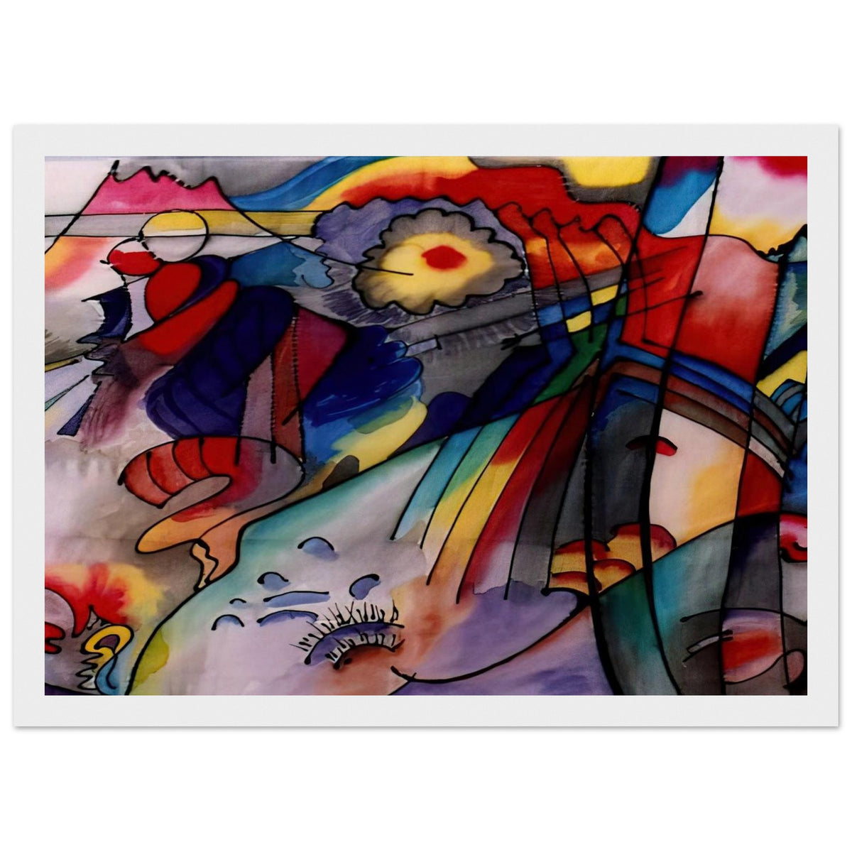 NOT_DETECTED_189363 Framed Poster | Wassily Kandinsky Framed Prints Wall Art | Wassily Kandinsky Shop