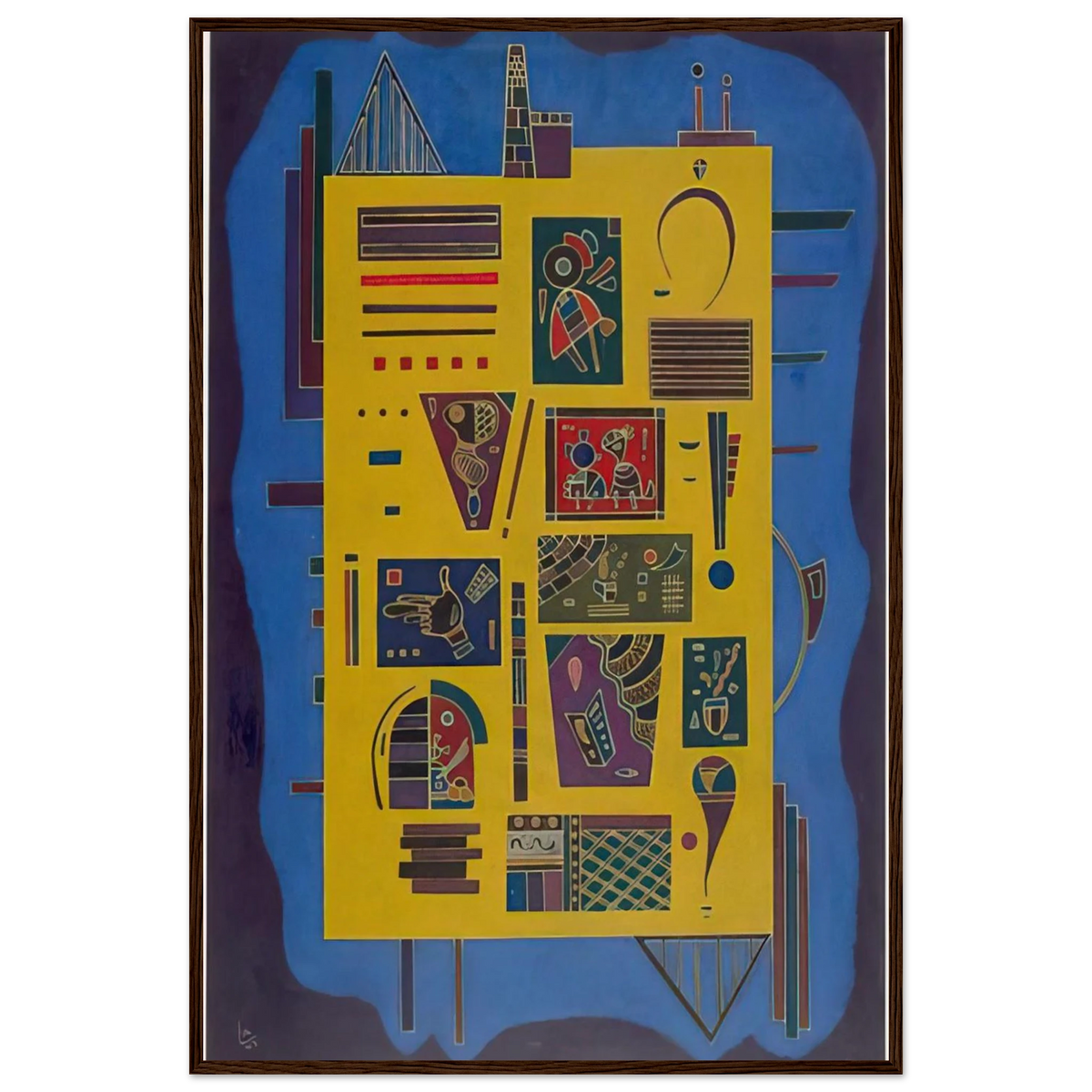 CONGLOMERAT 1943 Framed Poster | Wassily Kandinsky Framed Prints Wall Art | Wassily Kandinsky Shop