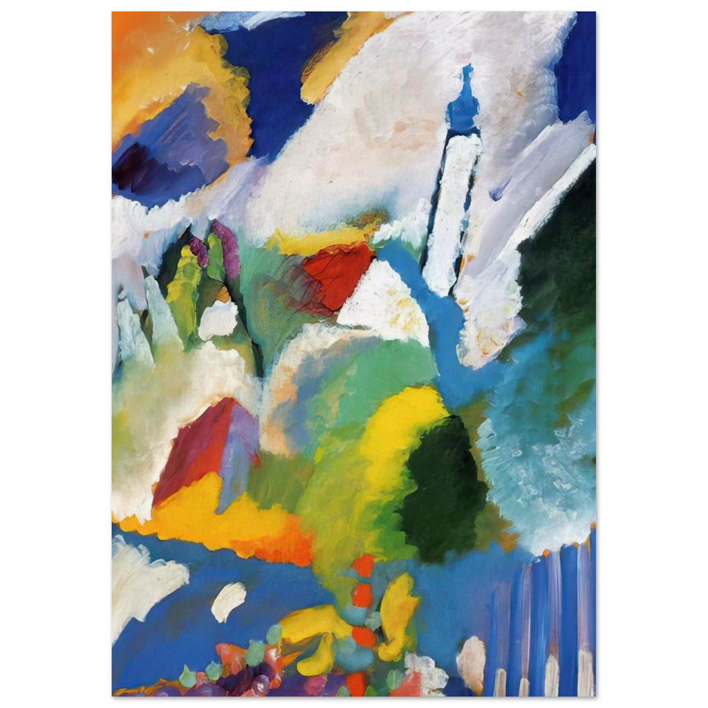 MURNAU WITH A CHURCH 1910 Poster | Wassily Kandinsky Poster | Wassily Kandinsky Shop