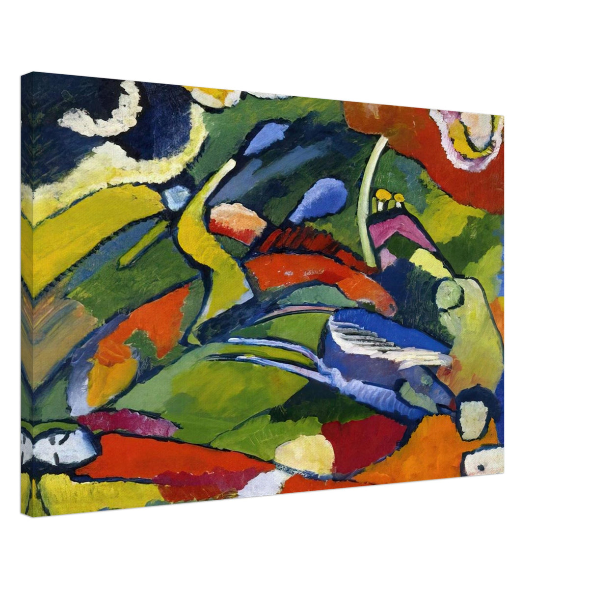 TWO RIDERS AND RECLINING FIGURE Canvas | Wassily Kandinsky Canvas | Wassily Kandinsky Shop
