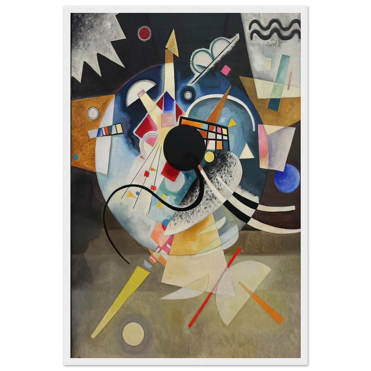 A CENTRE 1924 Framed Poster | Wassily Kandinsky Framed Prints Wall Art | Wassily Kandinsky Shop