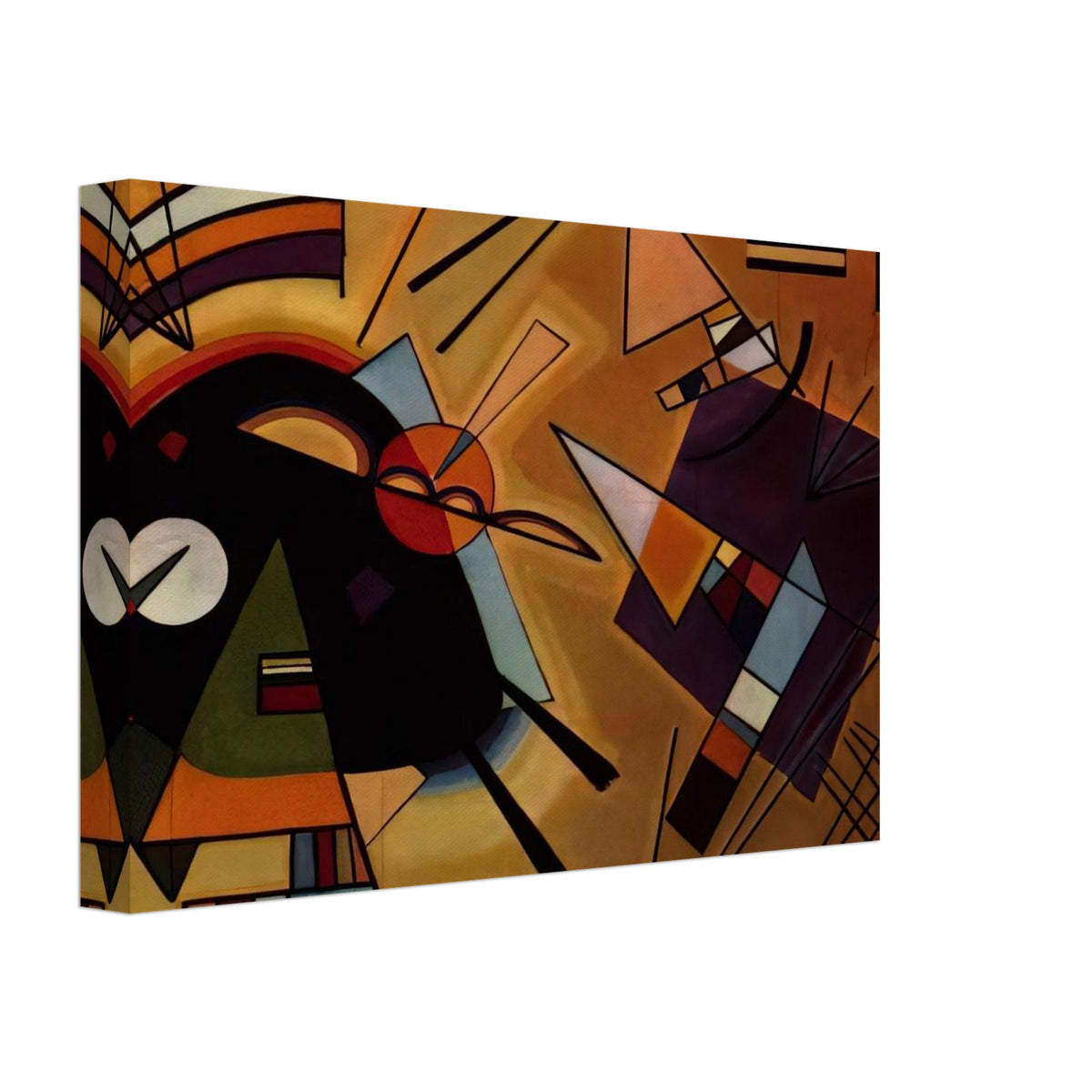 BLACK AND VIOLET 1923 Canvas | Wassily Kandinsky Canvas | Wassily Kandinsky Shop