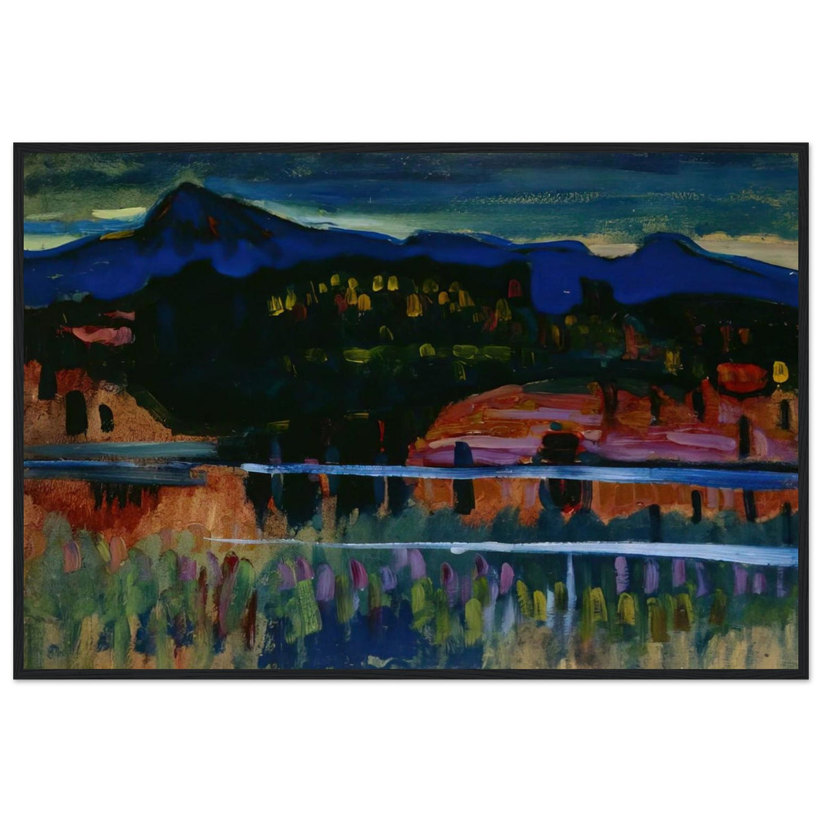 MURNAU AM STAFFELSEE 1908 Framed Poster | Wassily Kandinsky Framed Prints Wall Art | Wassily Kandinsky Shop