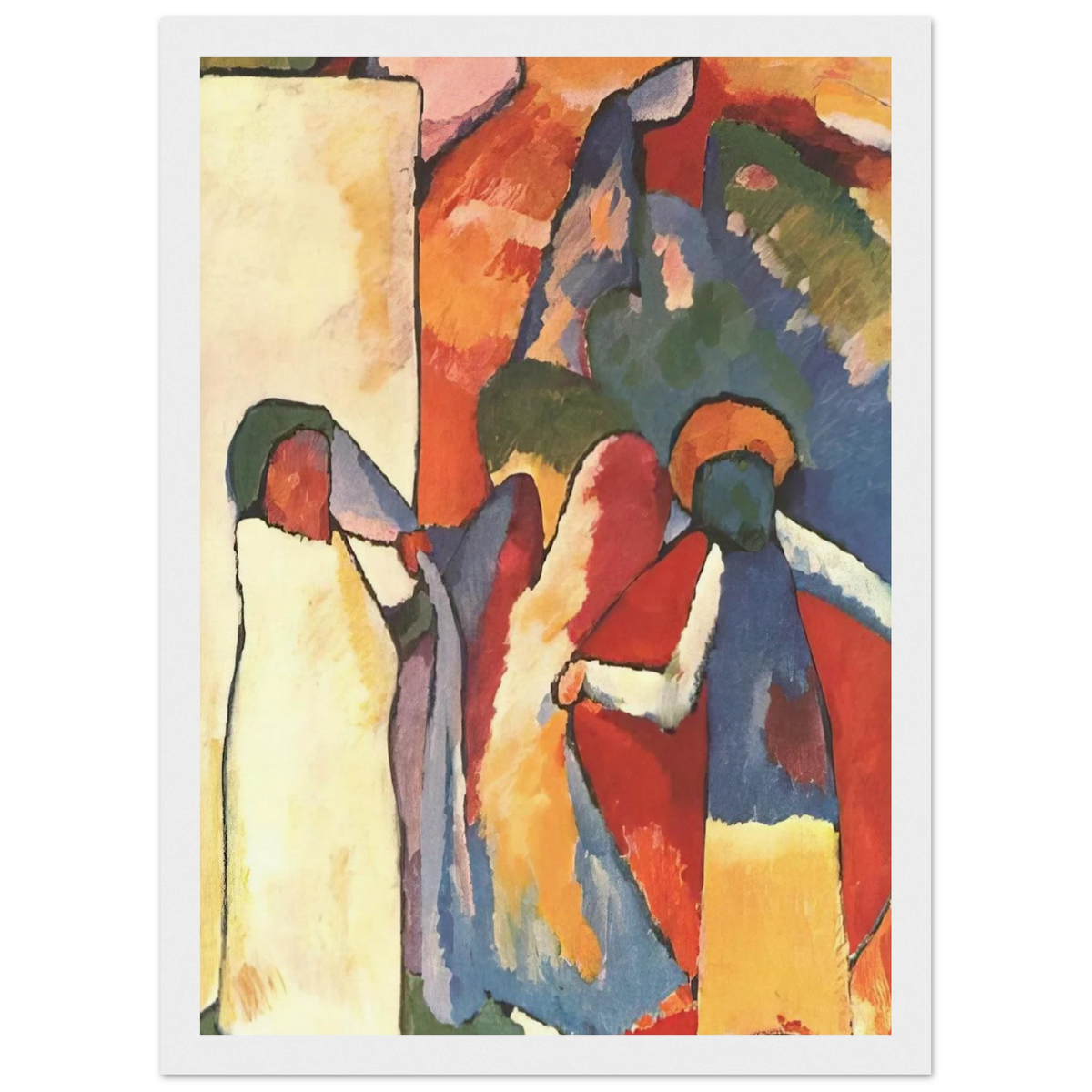 IMPROVISATION 6 AFRICAN 1909 Framed Poster | Wassily Kandinsky Framed Prints Wall Art | Wassily Kandinsky Shop