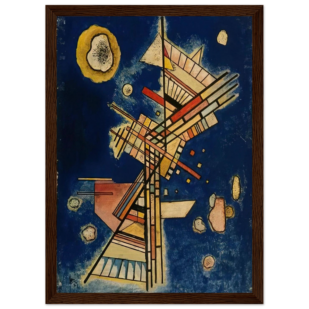 DARK FRESHNESS 1927 Framed Poster | Wassily Kandinsky Framed Prints Wall Art | Wassily Kandinsky Shop