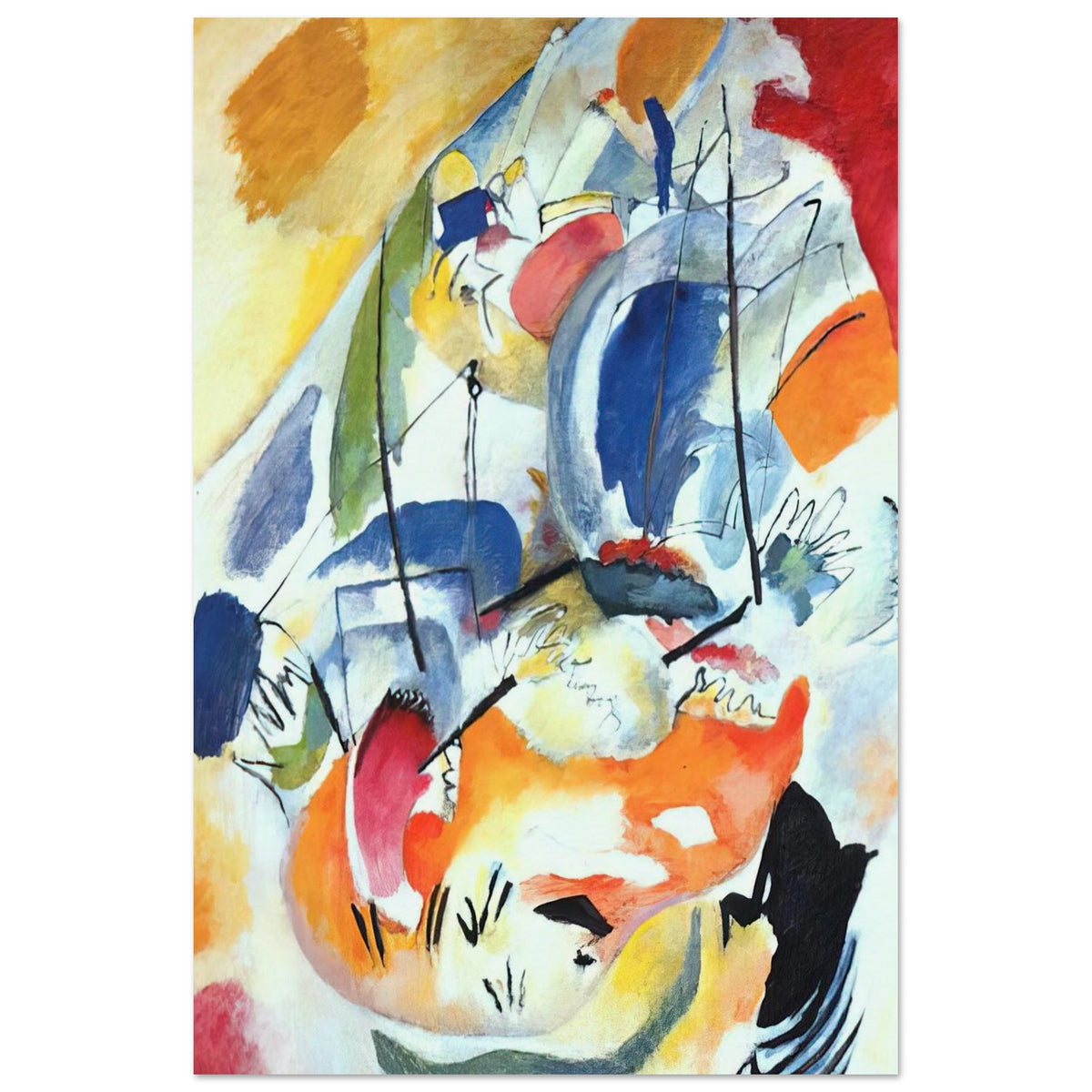 IMPROVISATION 31 SEA BATTLE 1913 Poster | Wassily Kandinsky Poster | Wassily Kandinsky Shop
