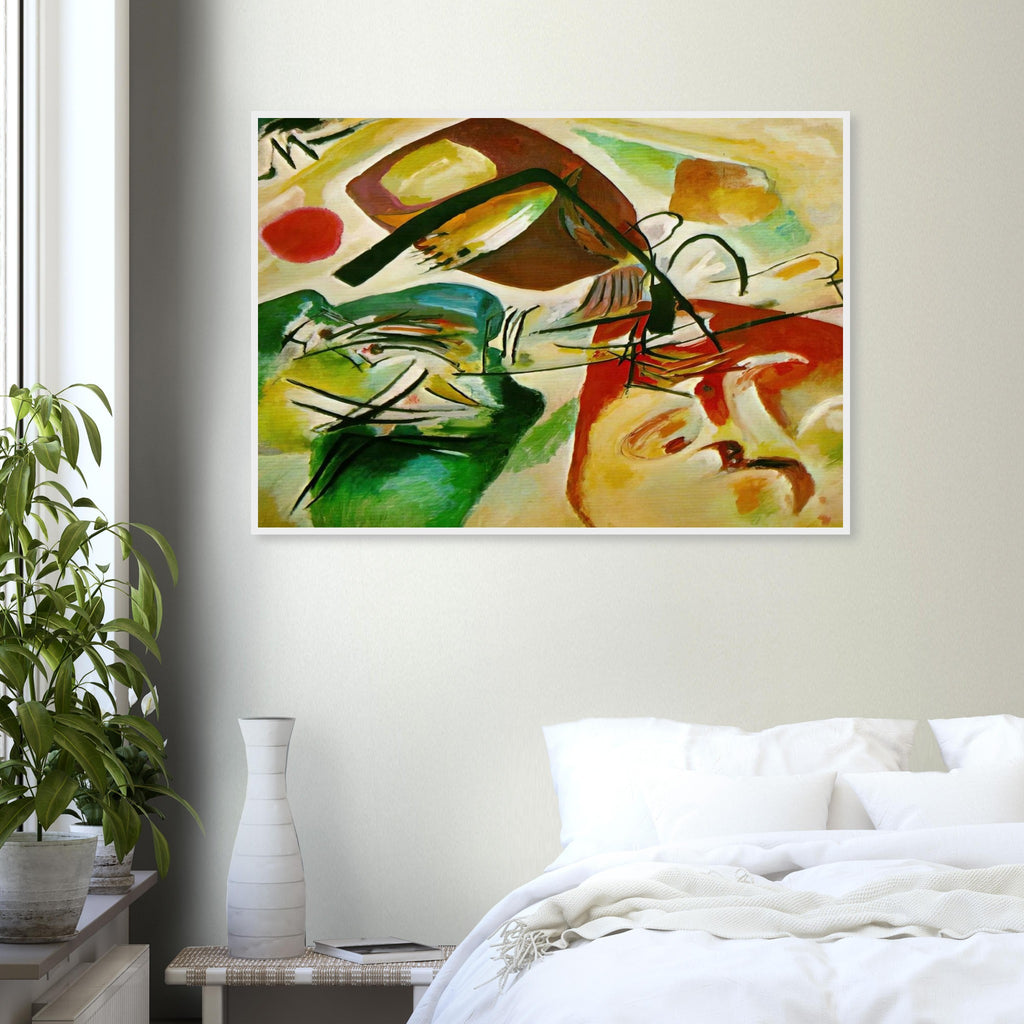 PICTURE WITH A BLACK ARCH 1912 Framed Poster | Wassily Kandinsky Framed Prints Wall Art | Wassily Kandinsky Shop