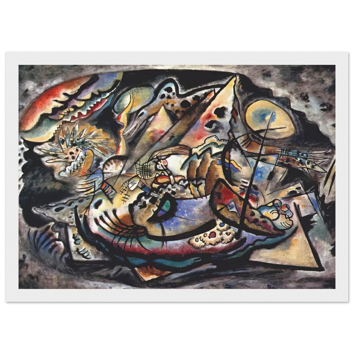 GREY OVAL 1917 Framed Poster | Wassily Kandinsky Framed Prints Wall Art | Wassily Kandinsky Shop