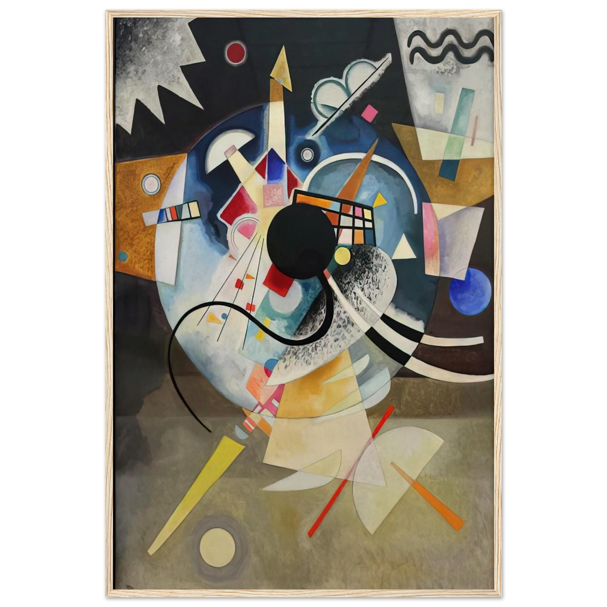 A CENTRE 1924 Framed Poster | Wassily Kandinsky Framed Prints Wall Art | Wassily Kandinsky Shop