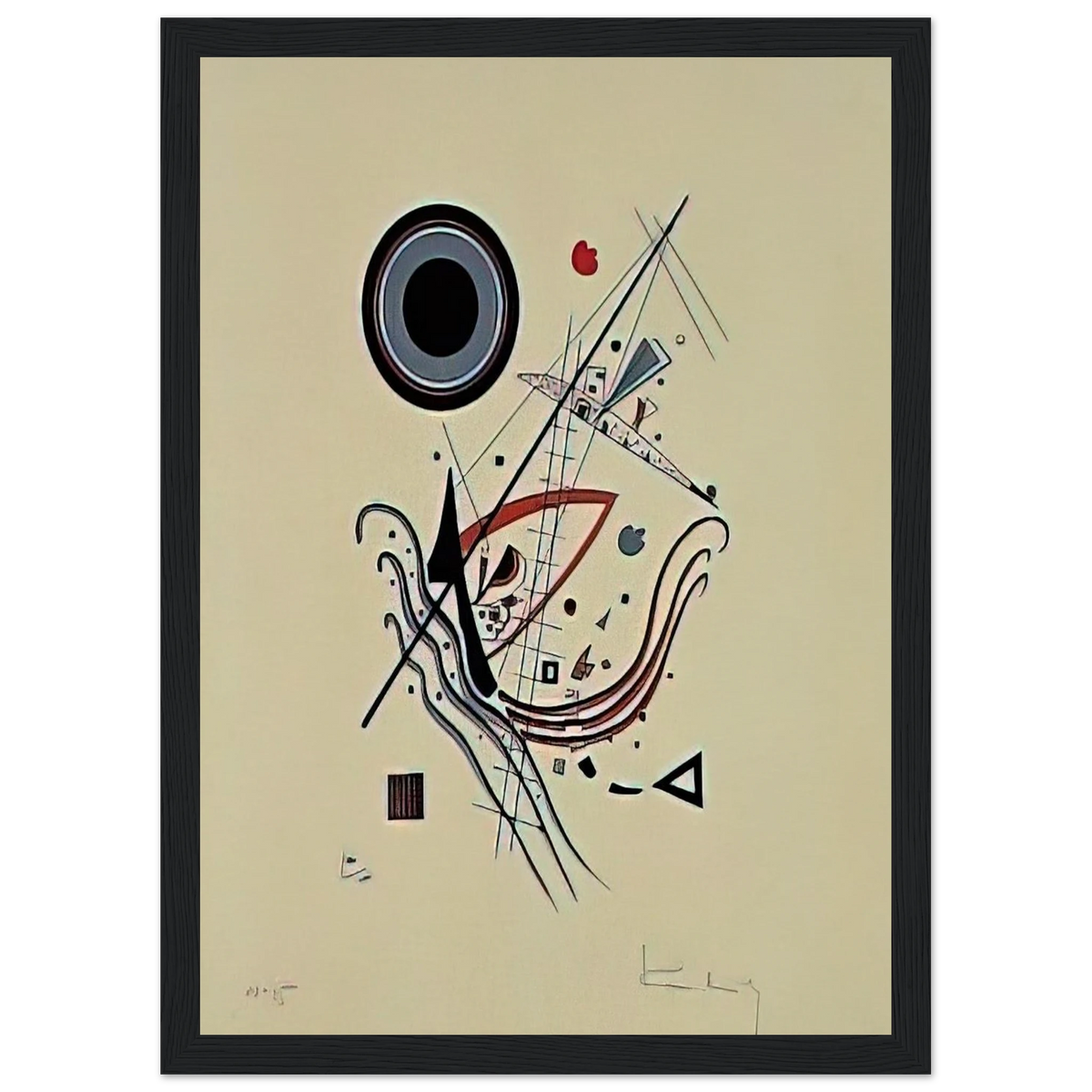 BLUE 1922 Framed Poster | Wassily Kandinsky Framed Prints Wall Art | Wassily Kandinsky Shop