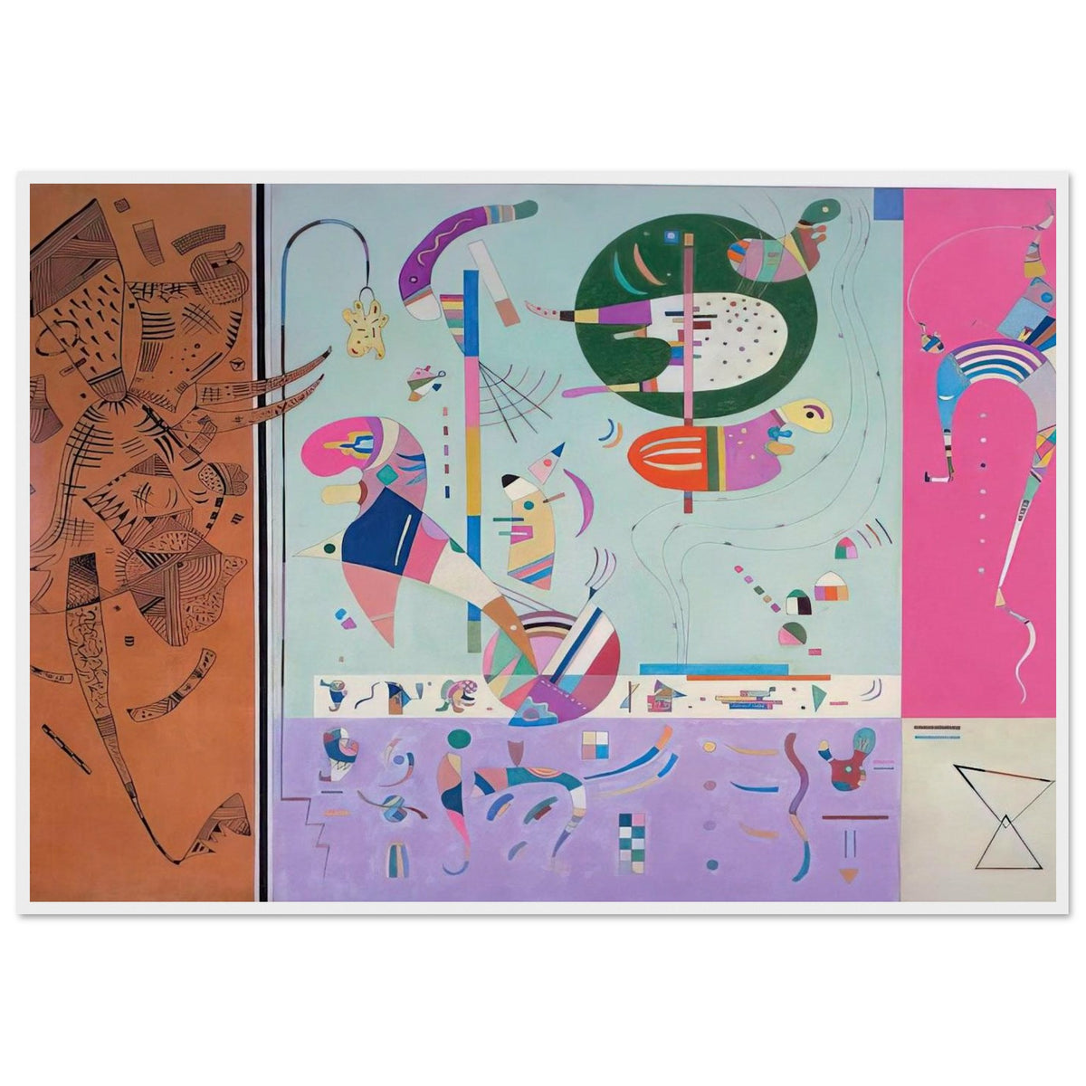 VARIOUS PARTS 1940 Framed Poster | Wassily Kandinsky Framed Prints Wall Art | Wassily Kandinsky Shop