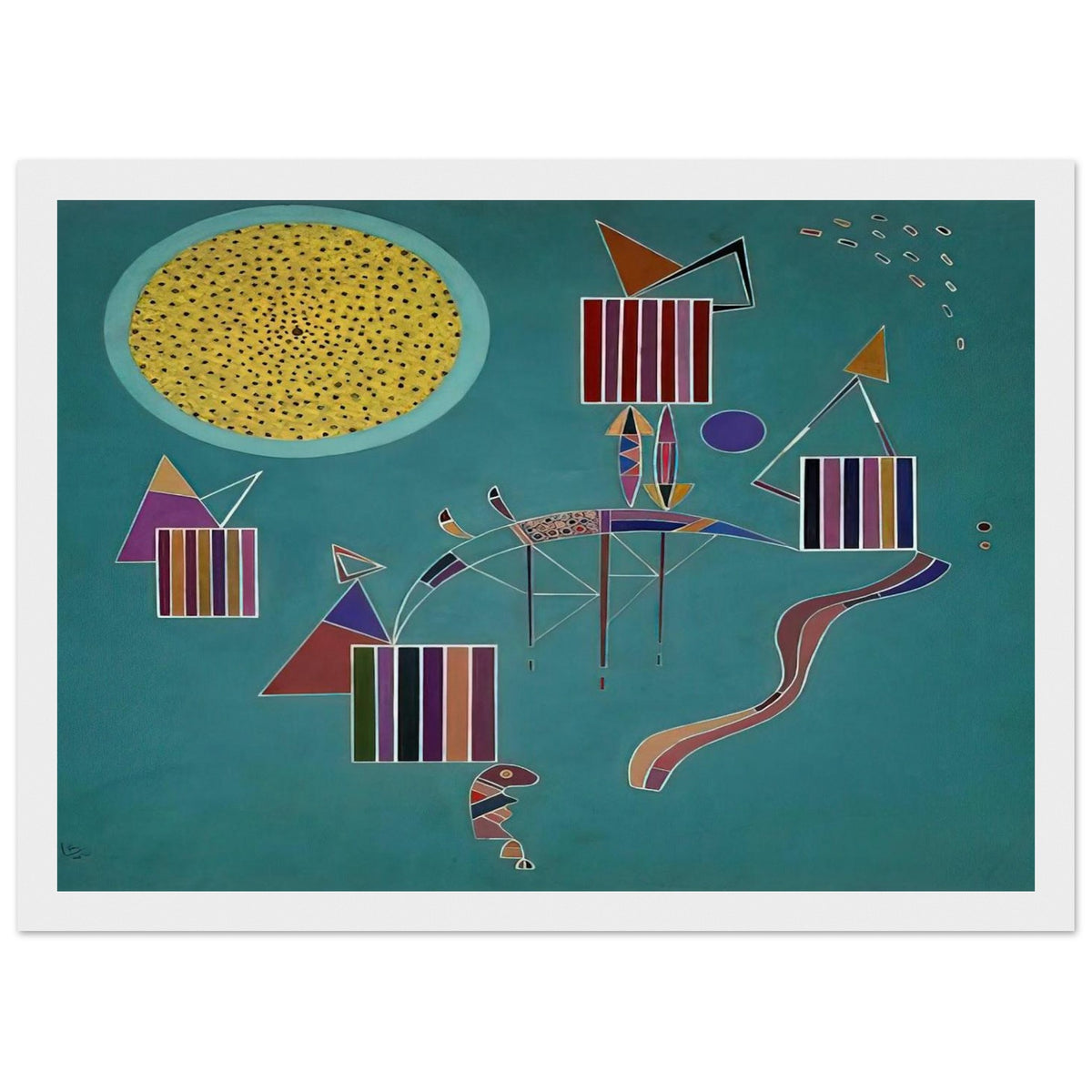 INTIME MESSAGE 1942 Framed Poster | Wassily Kandinsky Framed Prints Wall Art | Wassily Kandinsky Shop