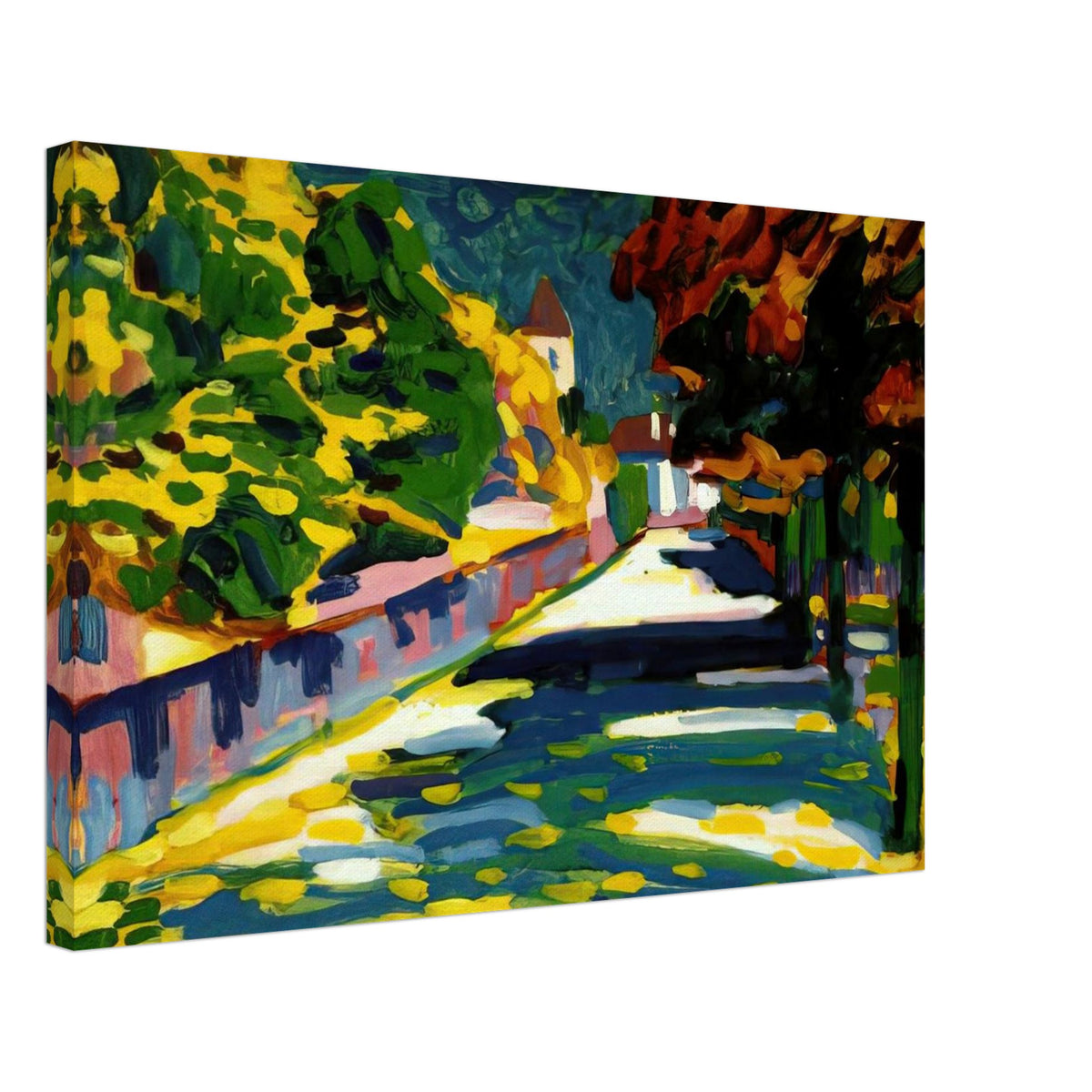 AUTUMN IN BAVARIA 1908 Canvas | Wassily Kandinsky Canvas | Wassily Kandinsky Shop