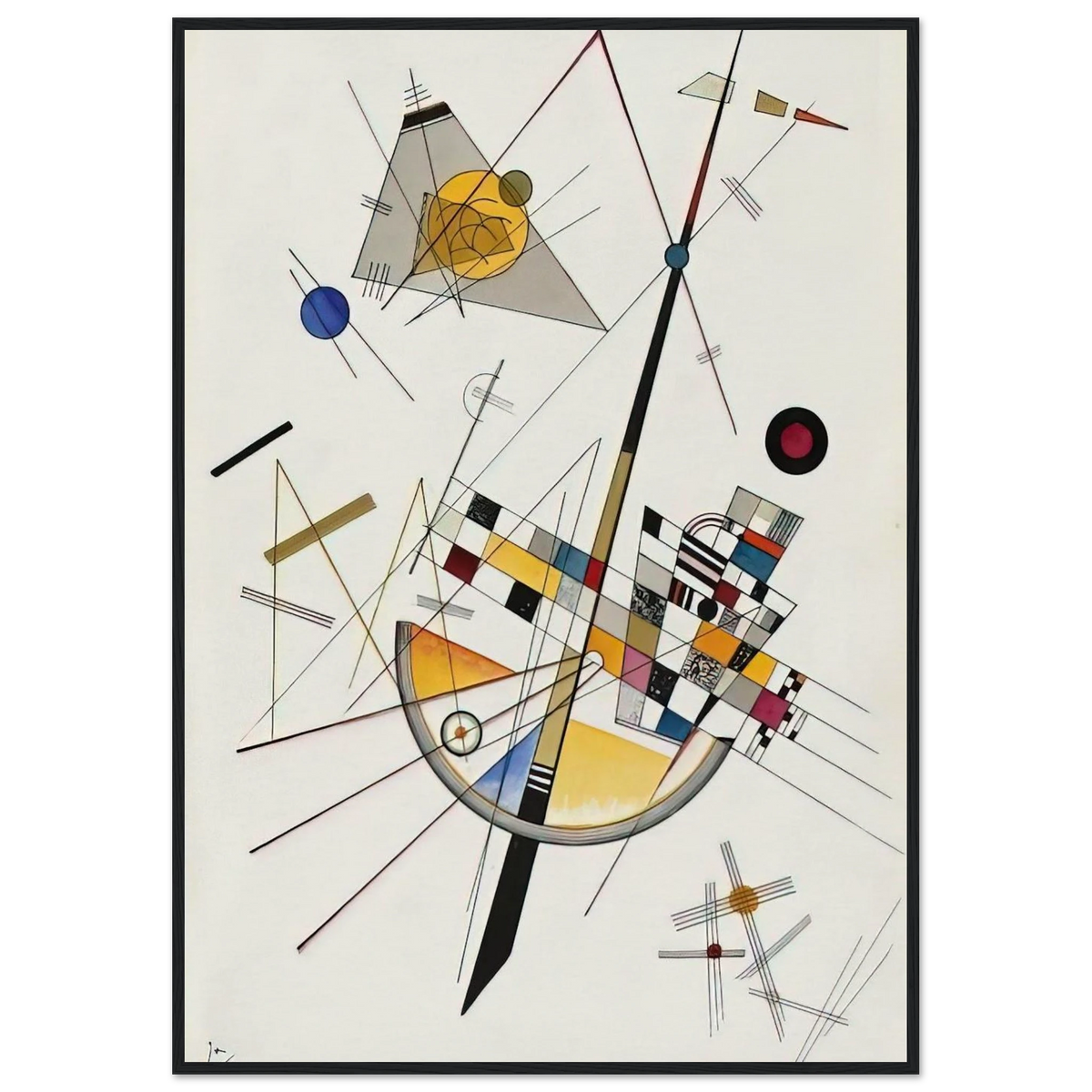 DELICATE TENSION NO 85 1923 Framed Poster | Wassily Kandinsky Framed Prints Wall Art | Wassily Kandinsky Shop
