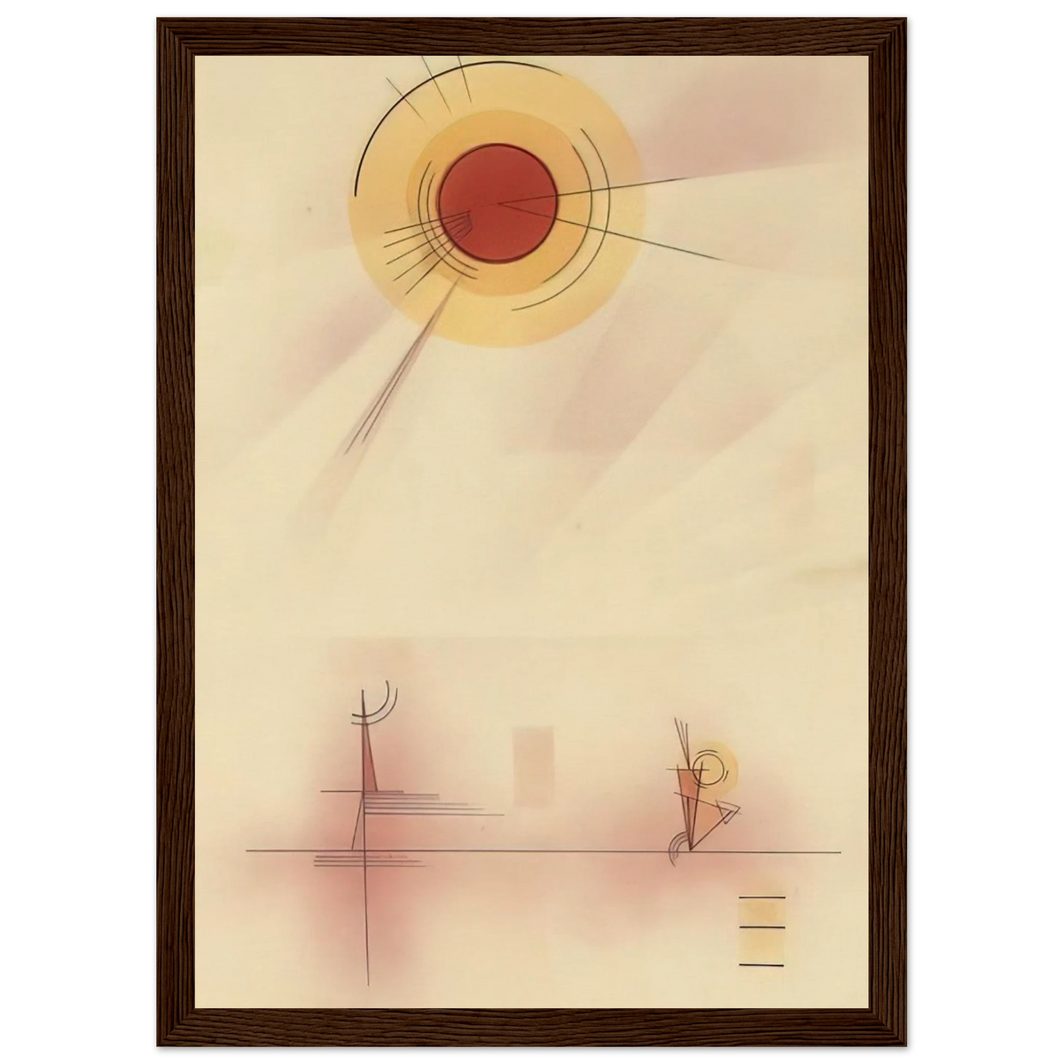 STRAHLEN 1929 Framed Poster | Wassily Kandinsky Framed Prints Wall Art | Wassily Kandinsky Shop