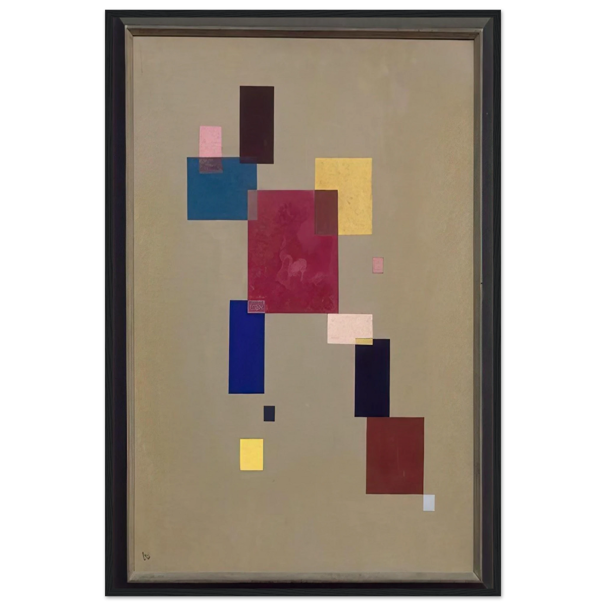 THREE RECTANGLES 1930 Framed Poster | Wassily Kandinsky Framed Prints Wall Art | Wassily Kandinsky Shop