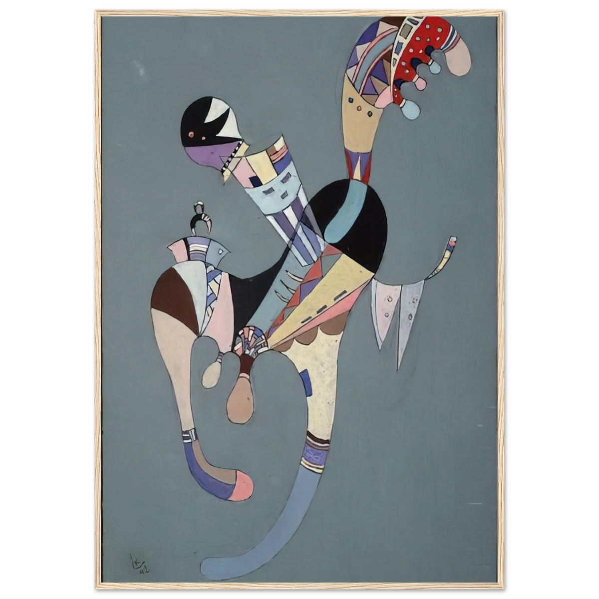 A FLOATING FIGURE 1942 Framed Poster | Wassily Kandinsky Framed Prints Wall Art | Wassily Kandinsky Shop