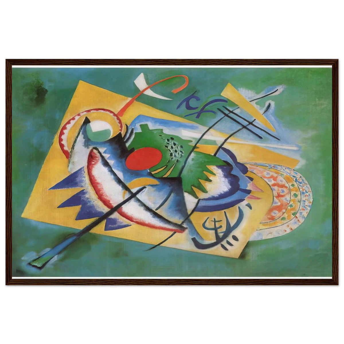 RED OVAL 1920 Framed Poster | Wassily Kandinsky Framed Prints Wall Art | Wassily Kandinsky Shop