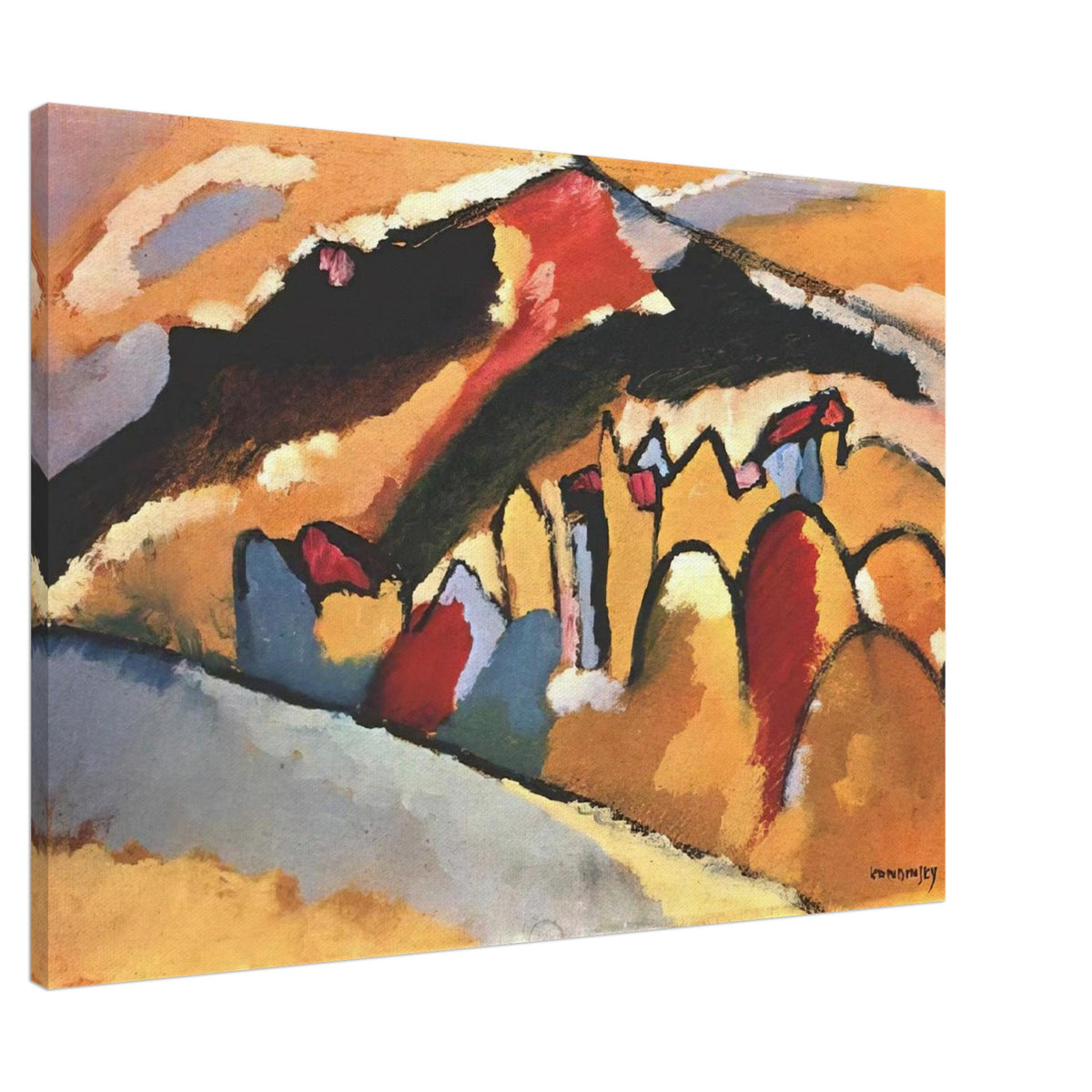STUDY FOR AUTUMN 1909 Canvas | Wassily Kandinsky Canvas | Wassily Kandinsky Shop