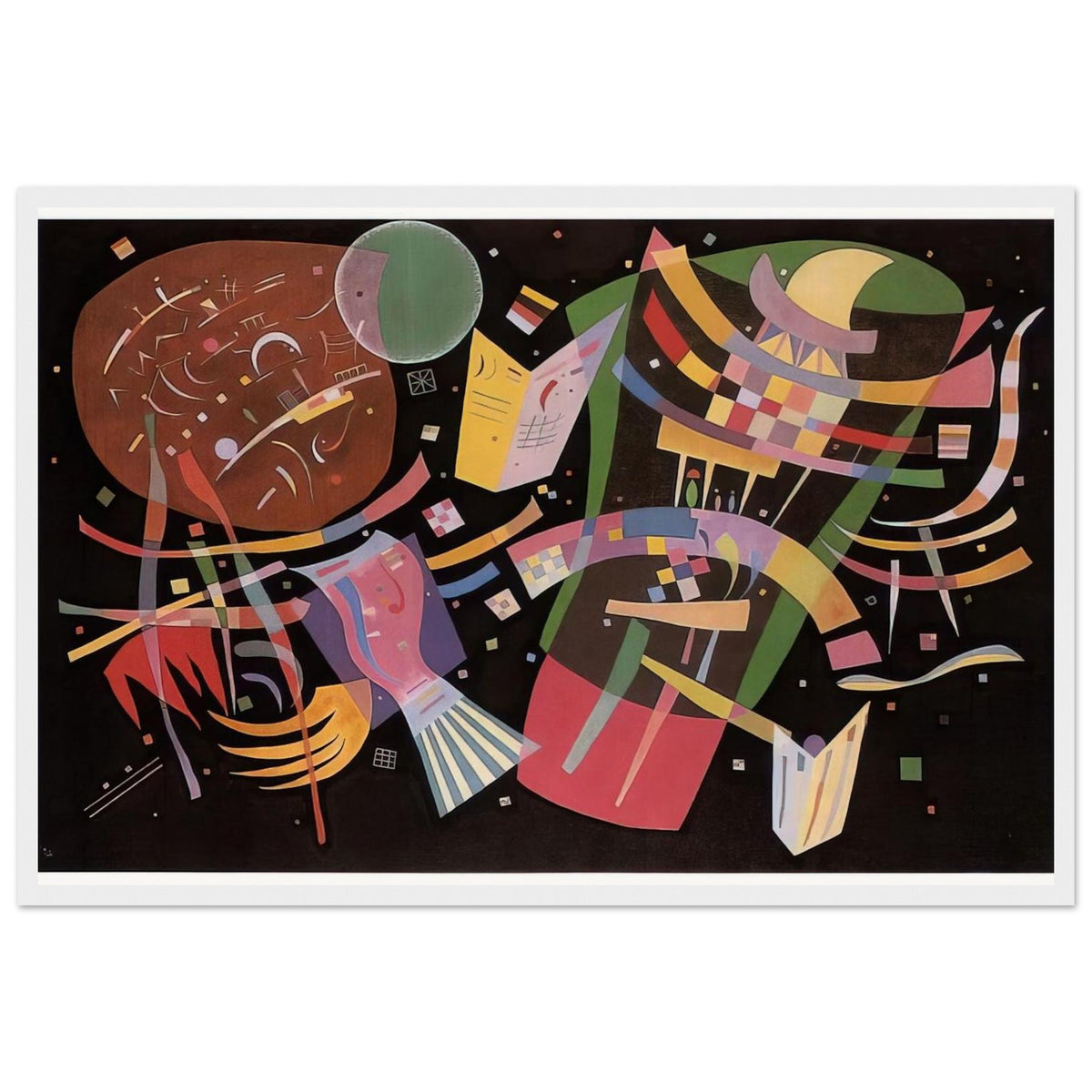 COMPOSITION X 1939 Framed Poster | Wassily Kandinsky Framed Prints Wall Art | Wassily Kandinsky Shop
