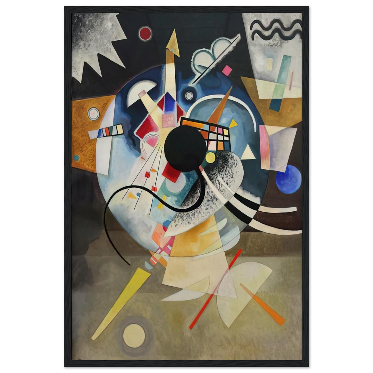 A CENTRE 1924 Framed Poster | Wassily Kandinsky Framed Prints Wall Art | Wassily Kandinsky Shop