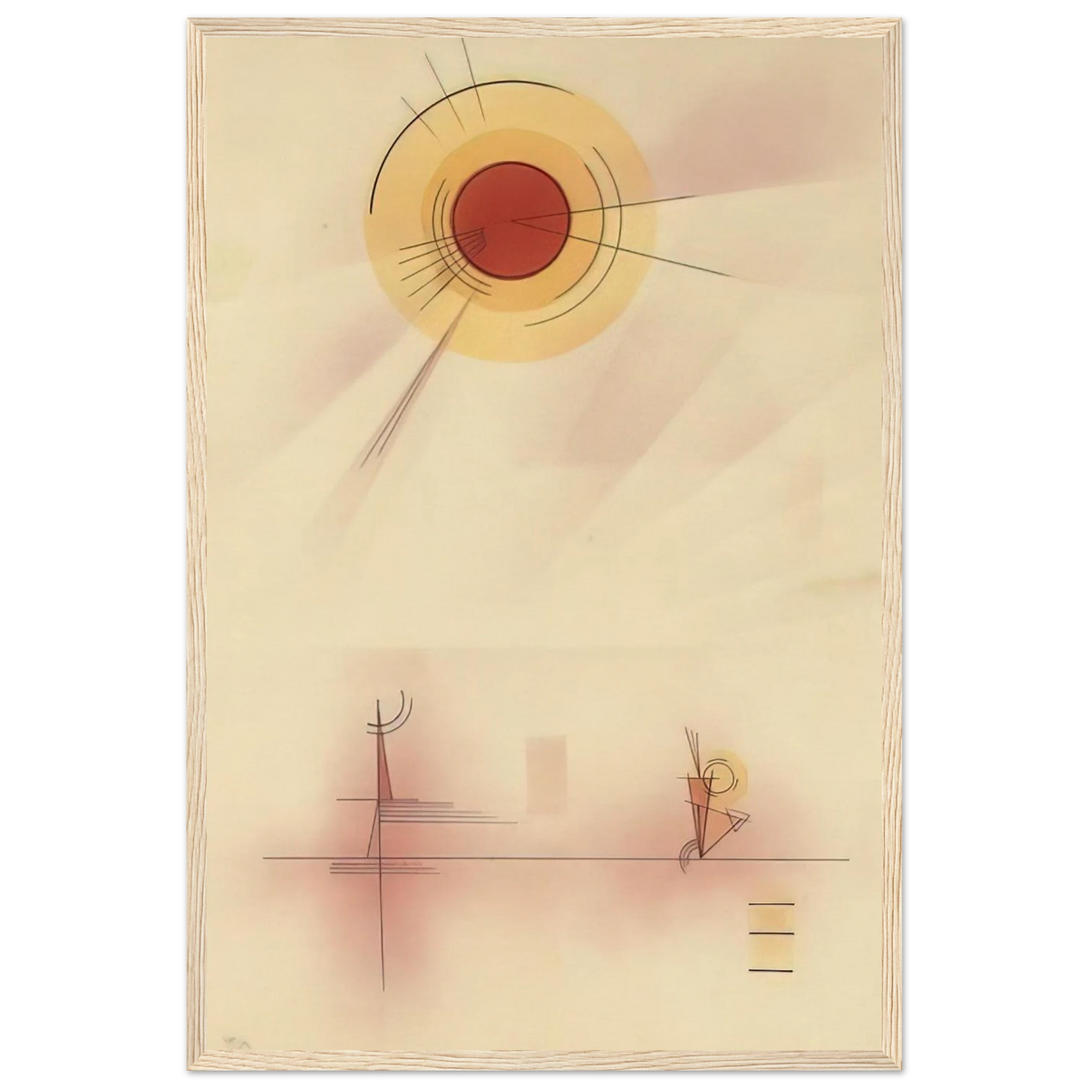 STRAHLEN 1929 Framed Poster | Wassily Kandinsky Framed Prints Wall Art | Wassily Kandinsky Shop