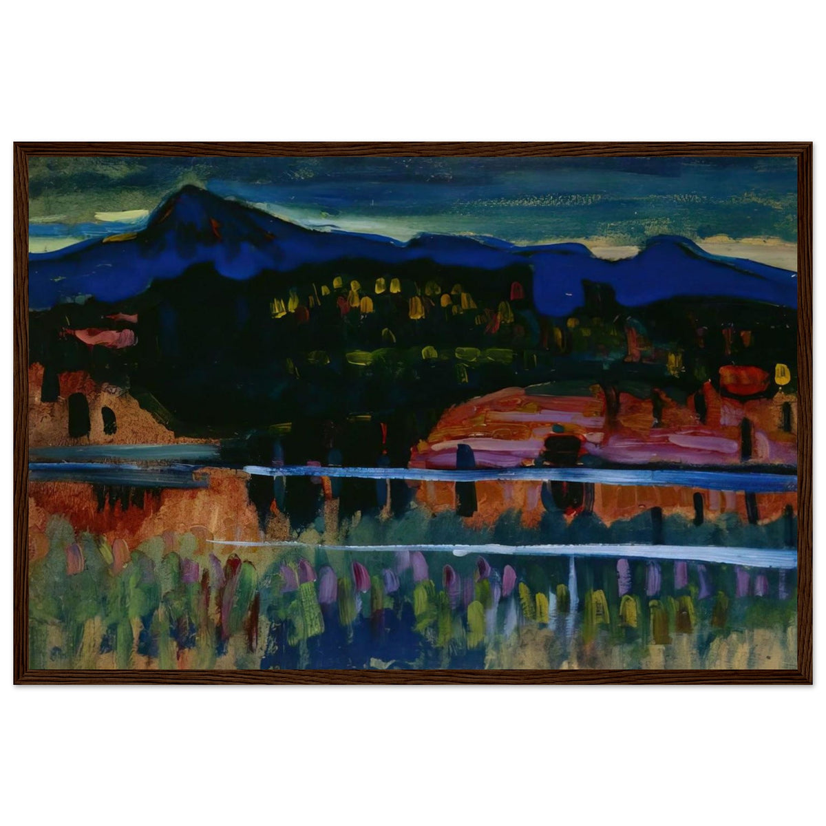 MURNAU AM STAFFELSEE 1908 Framed Poster | Wassily Kandinsky Framed Prints Wall Art | Wassily Kandinsky Shop