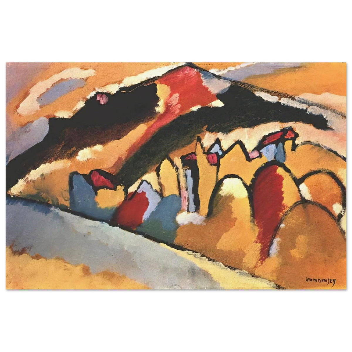STUDY FOR AUTUMN 1909 Poster | Wassily Kandinsky Poster | Wassily Kandinsky Shop
