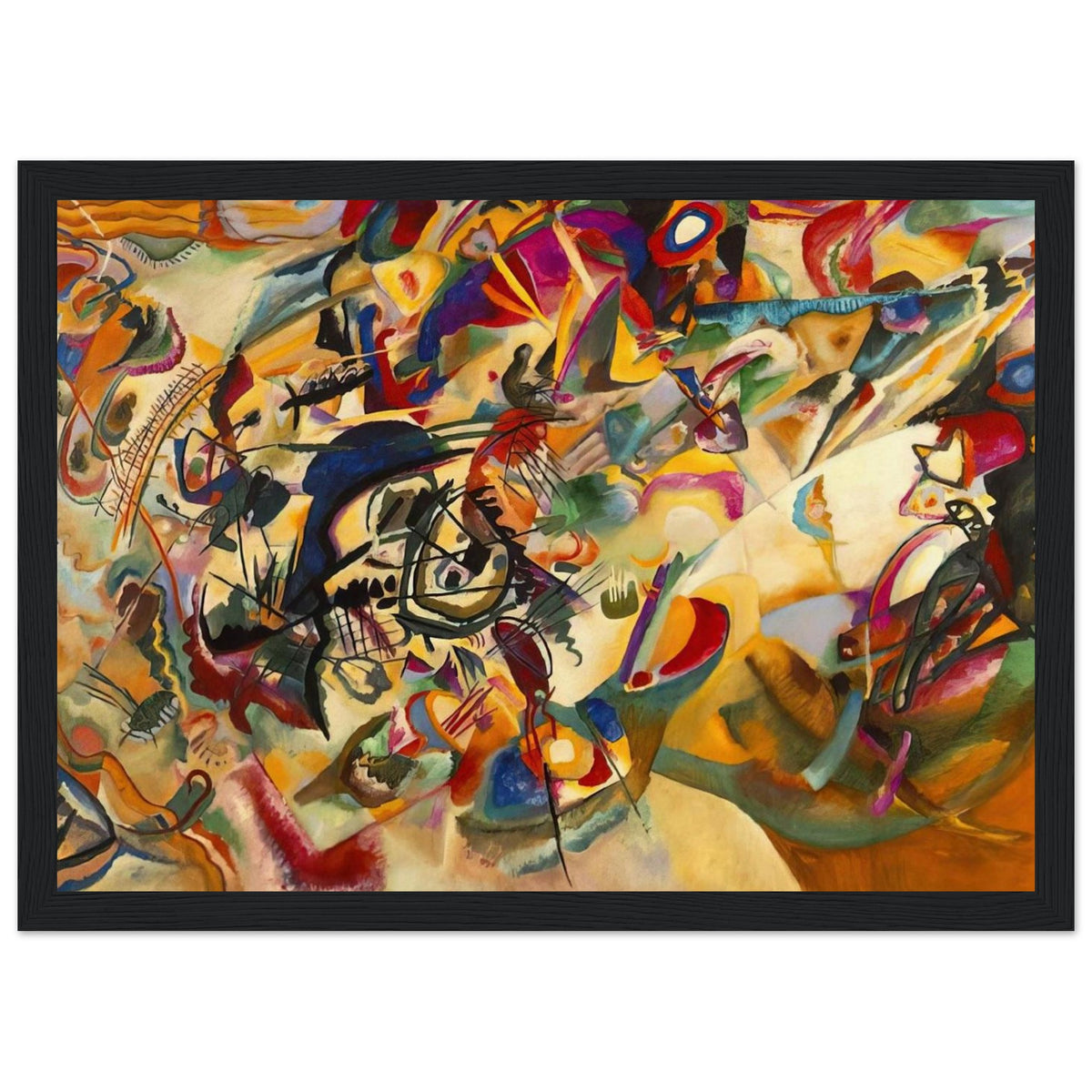 COMPOSITION VII 1913 Framed Poster | Wassily Kandinsky Framed Prints Wall Art | Wassily Kandinsky Shop