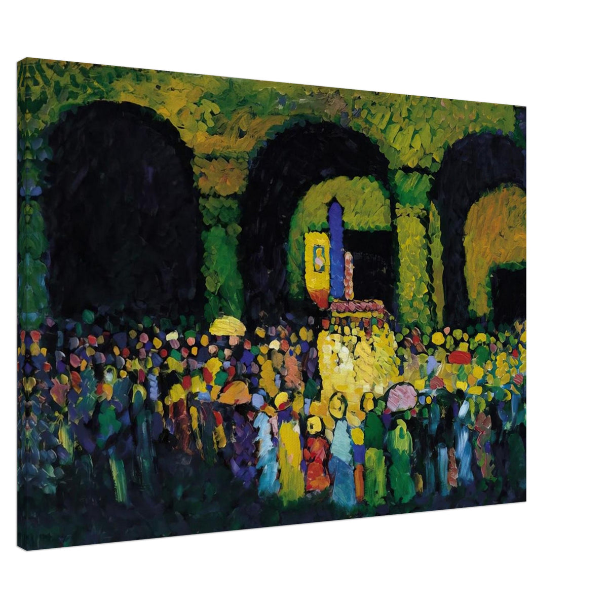 THE LUDWIGSKIRCHE IN MUNICH 1908 Canvas | Wassily Kandinsky Canvas | Wassily Kandinsky Shop