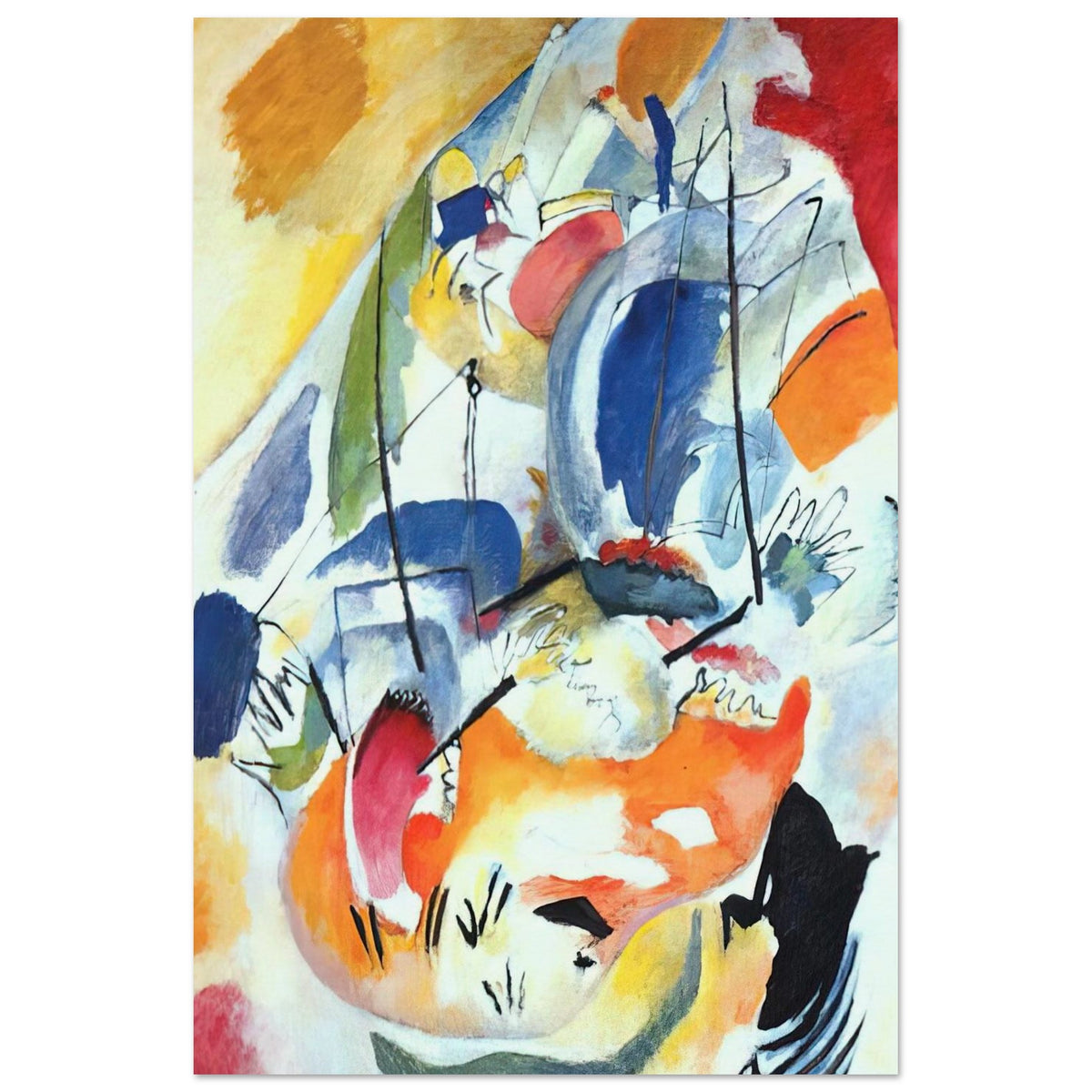 IMPROVISATION 31 SEA BATTLE 1913 Poster | Wassily Kandinsky Poster | Wassily Kandinsky Shop