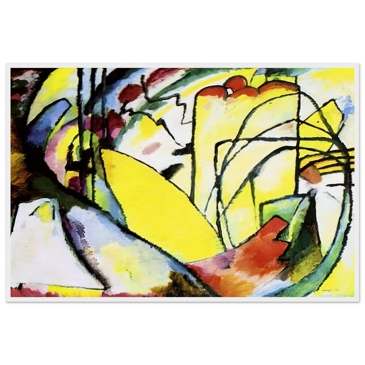 IMPROVISATION 10 1910 Framed Poster | Wassily Kandinsky Framed Prints Wall Art | Wassily Kandinsky Shop