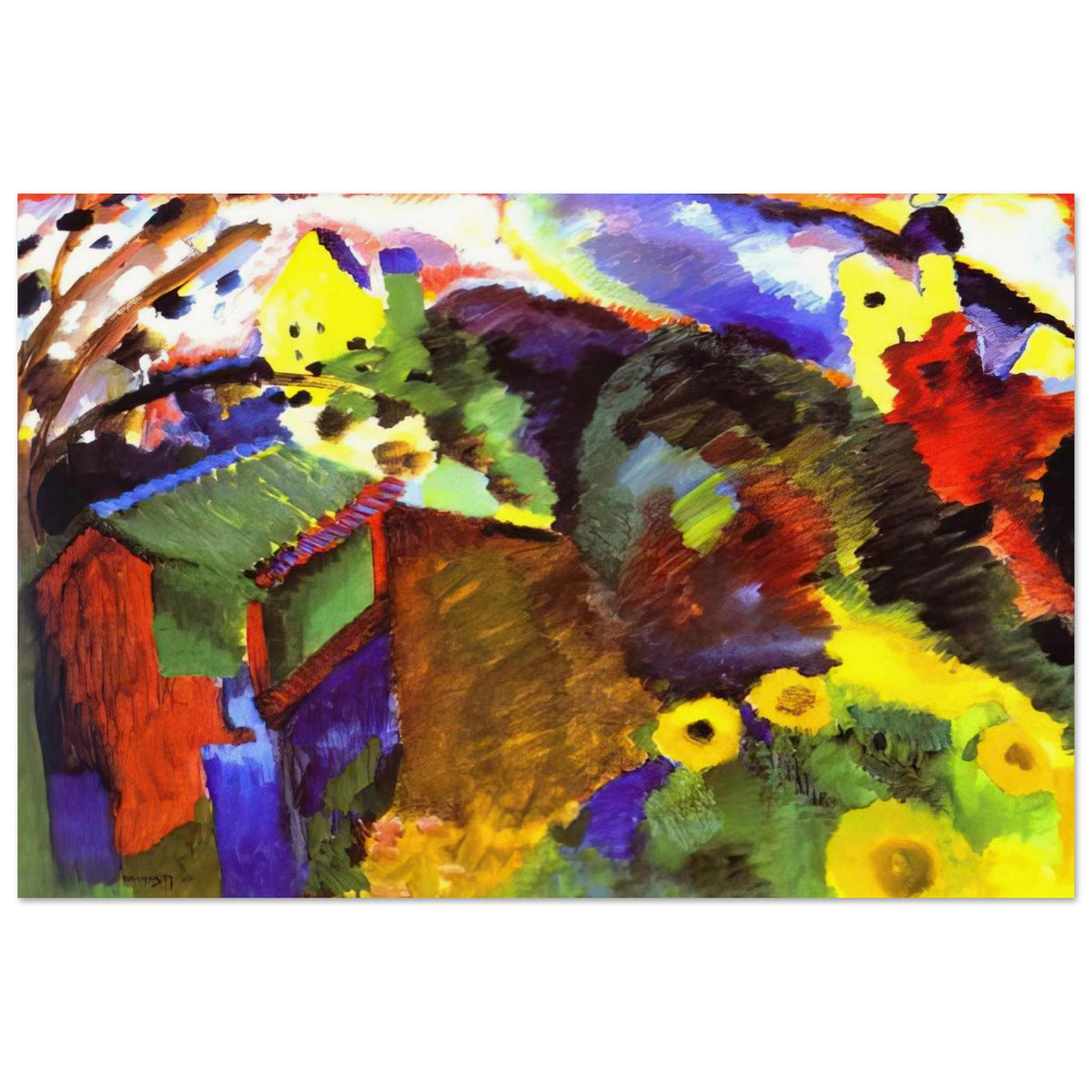 MURNAU GARDEN 1910 Poster | Wassily Kandinsky Poster | Wassily Kandinsky Shop
