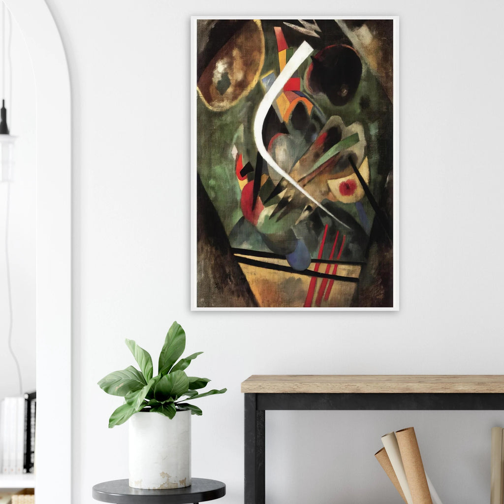 WHITE STROKE 1920 Framed Poster | Wassily Kandinsky Framed Prints Wall Art | Wassily Kandinsky Shop