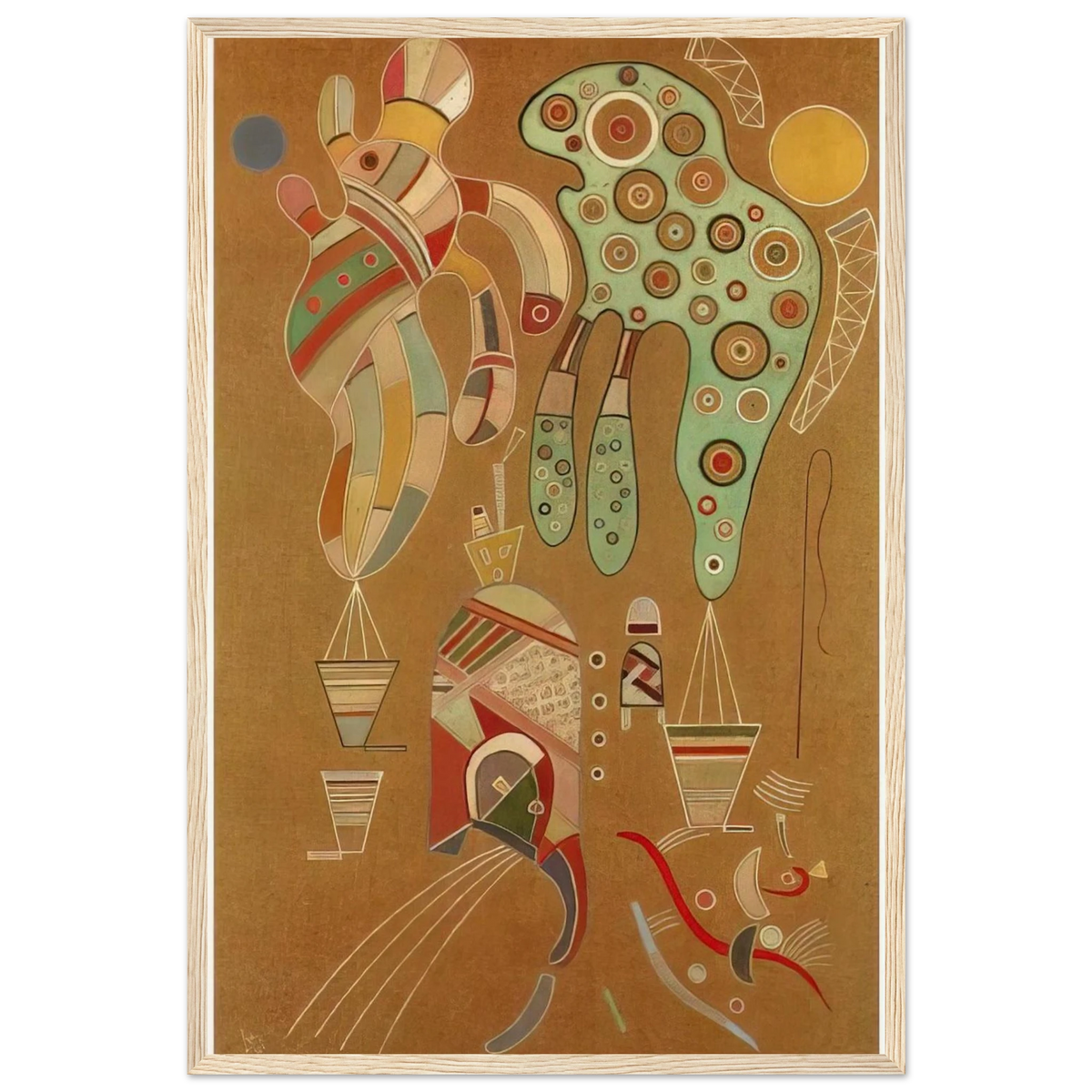 UNTITLED 1941 1 Framed Poster | Wassily Kandinsky Framed Prints Wall Art | Wassily Kandinsky Shop
