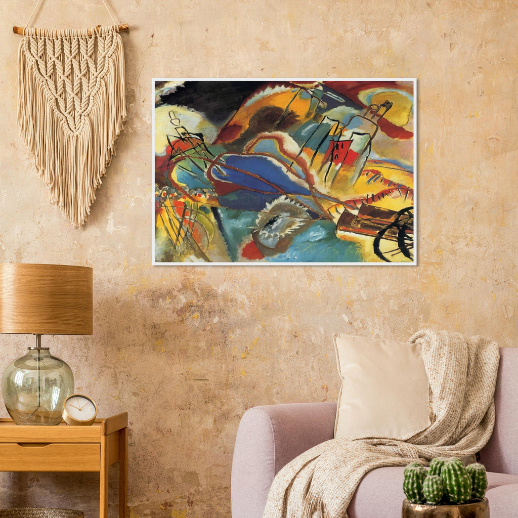 IMPROVISATION 30 CANNONS 1913 Framed Poster | Wassily Kandinsky Framed Prints Wall Art | Wassily Kandinsky Shop