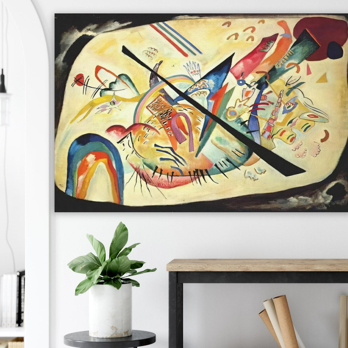 WHITE OVAL 1919 Poster | Wassily Kandinsky Poster | Wassily Kandinsky Shop