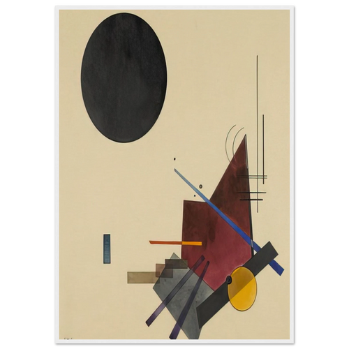 BLACK RELATIONSHIP 1924 Framed Poster | Wassily Kandinsky Framed Prints Wall Art | Wassily Kandinsky Shop